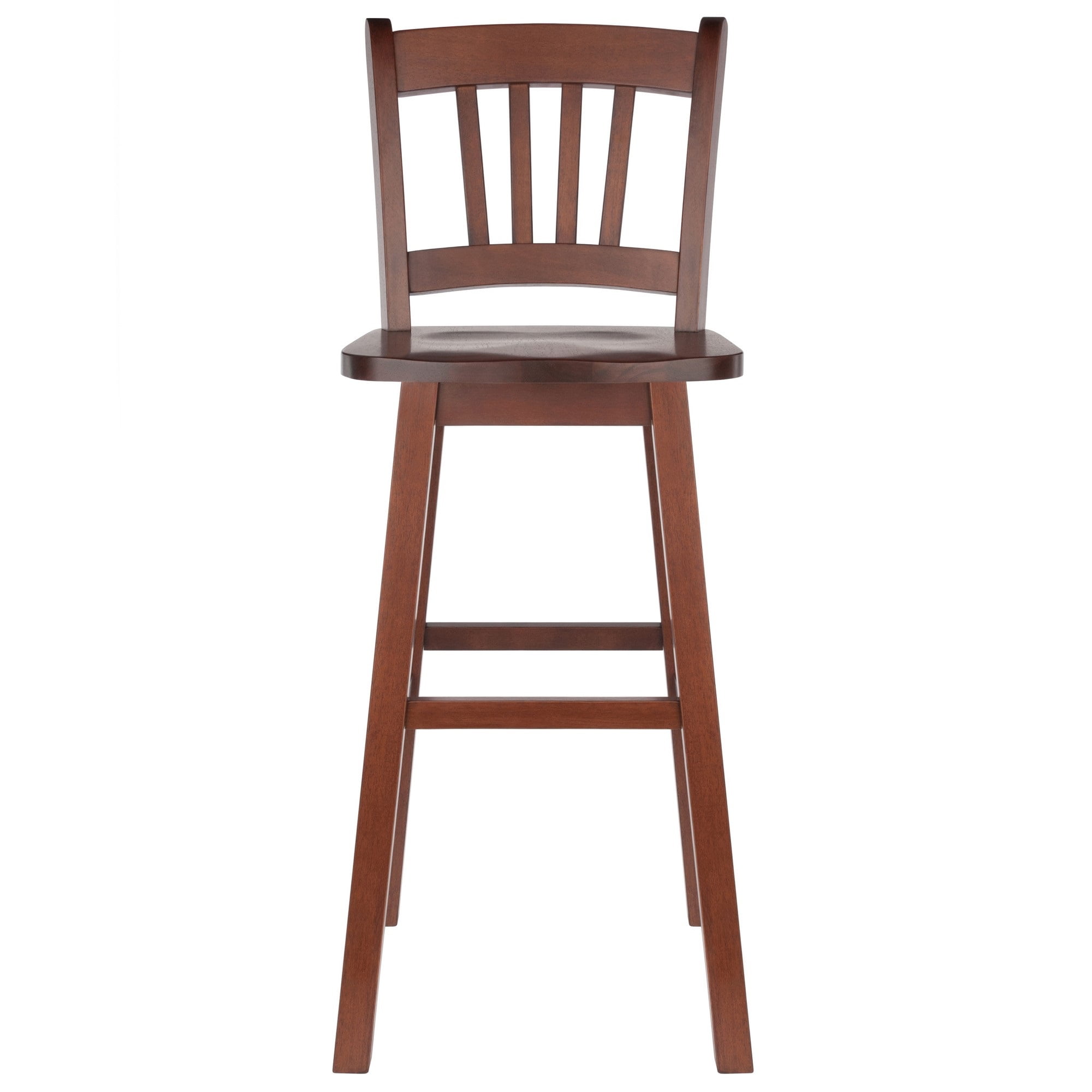 Winsome Wood Fina Swivel Seat Bar Stool, Walnut - Image 7