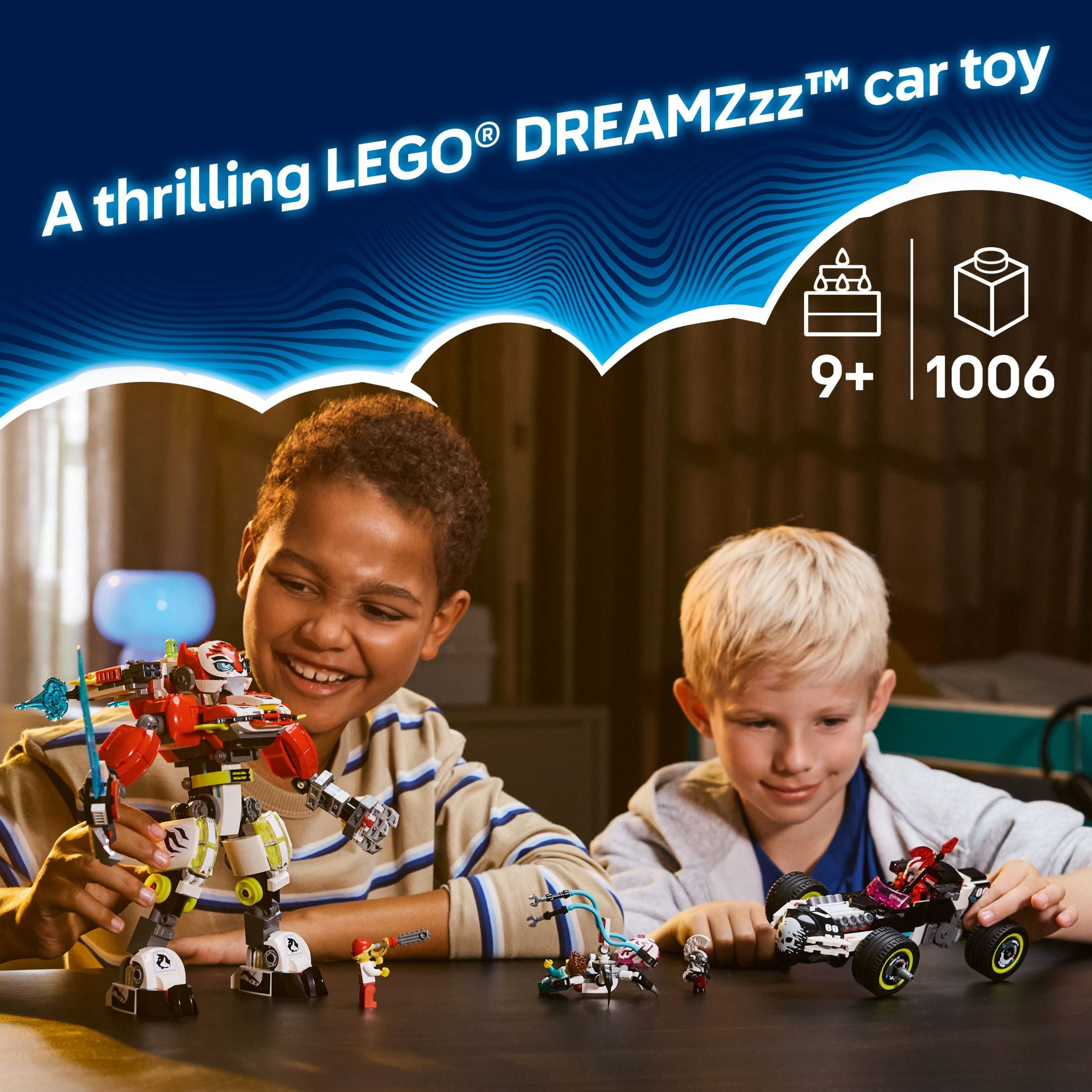 LEGO DREAMZzz Cooper's Tiger Mech & Zero's Hot Rod Car Toy - Building Robot Toy for Kids, Boys and Girls, Ages 9+ - Building Kit for Pretend Play - Gift Idea for Birthdays - 71497 - Image 7