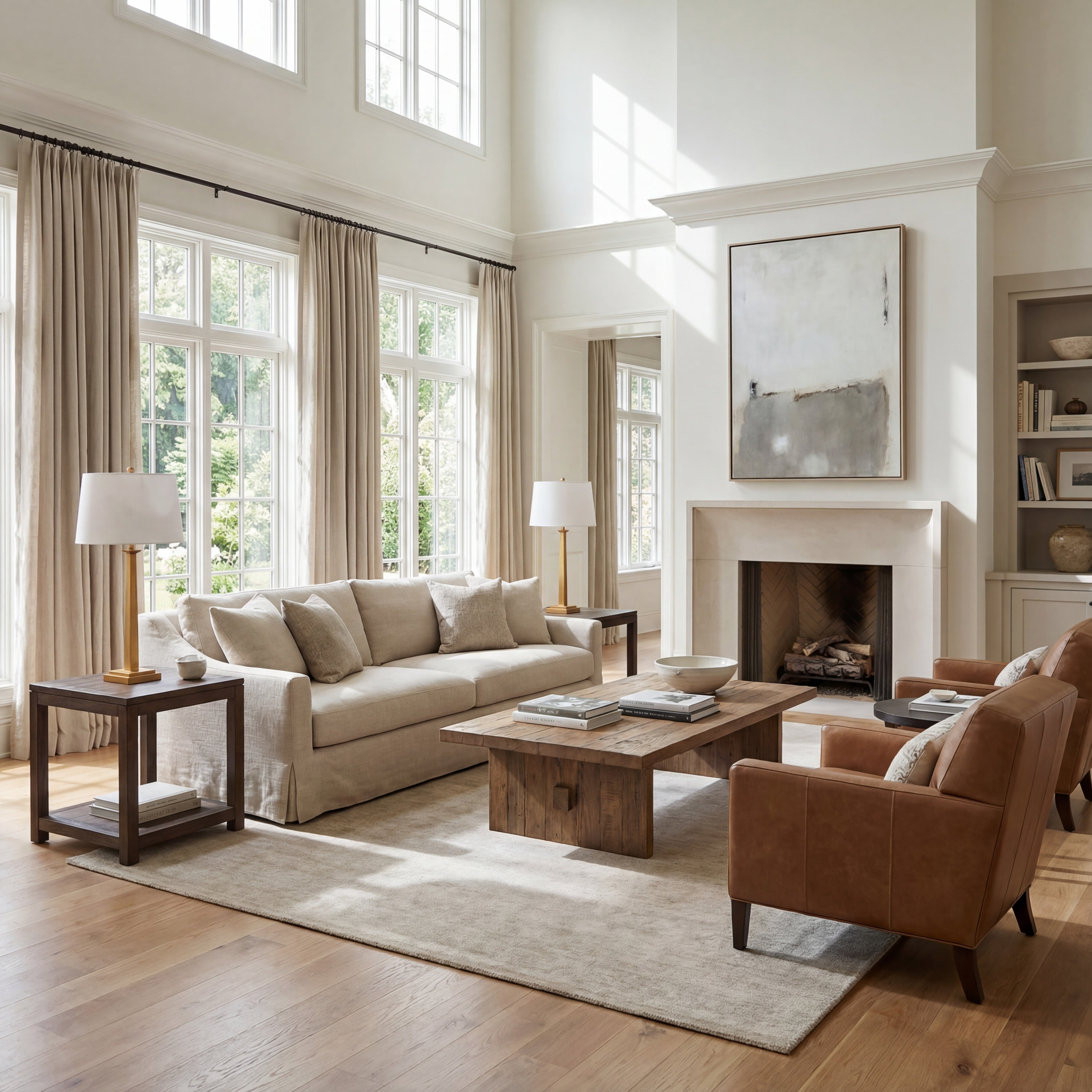 SAFAVIEH Andino Modern 31.5 In. High Table Lamp, Gold, Set of 2 - Image 3