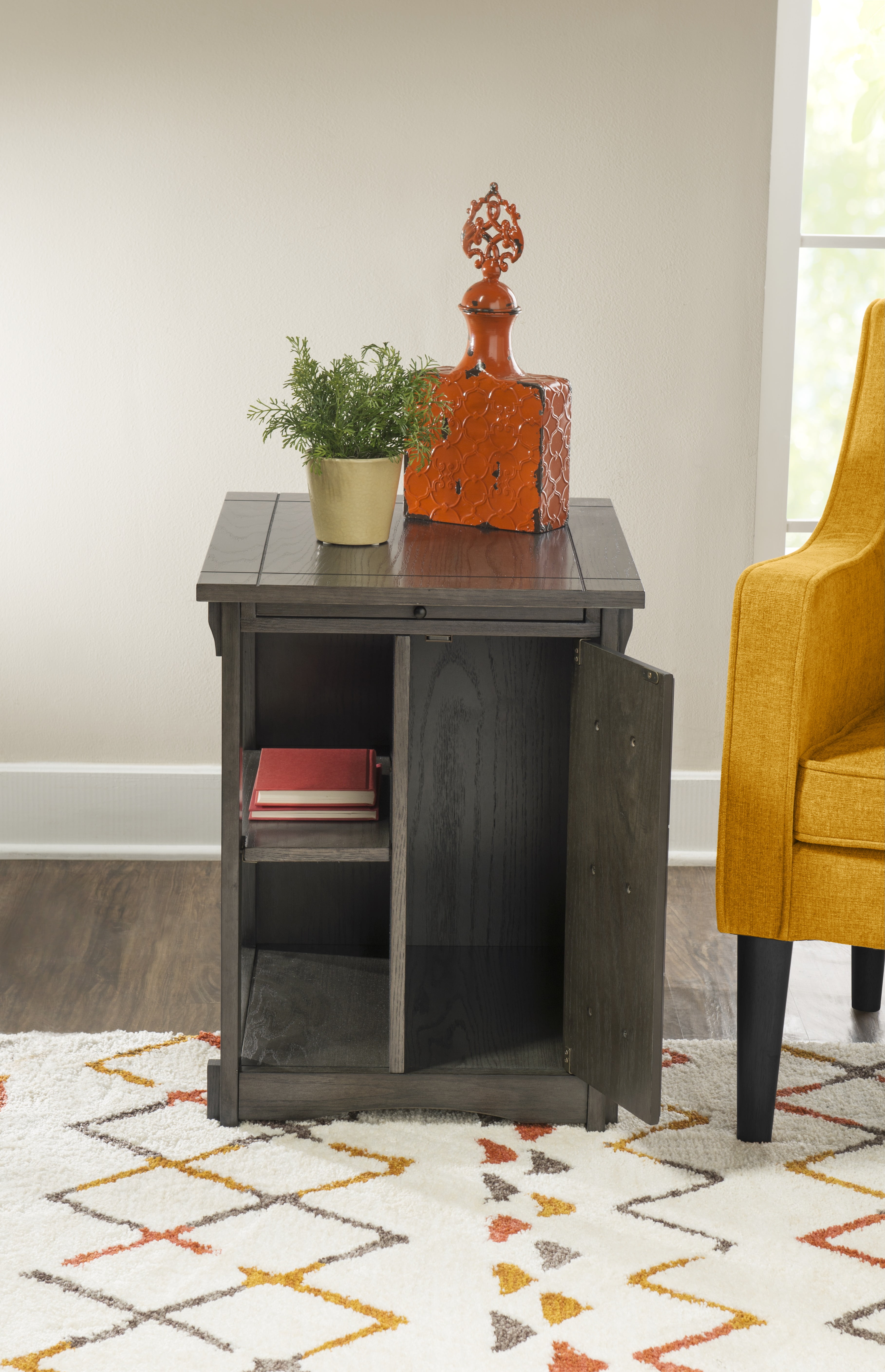 Powell Parnell Side Table Grey - Image 2