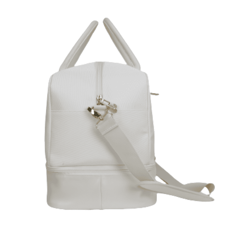 (2 pack) Protégé 21-inch Travel Weekender Duffel, Cream Polyester - Image 6