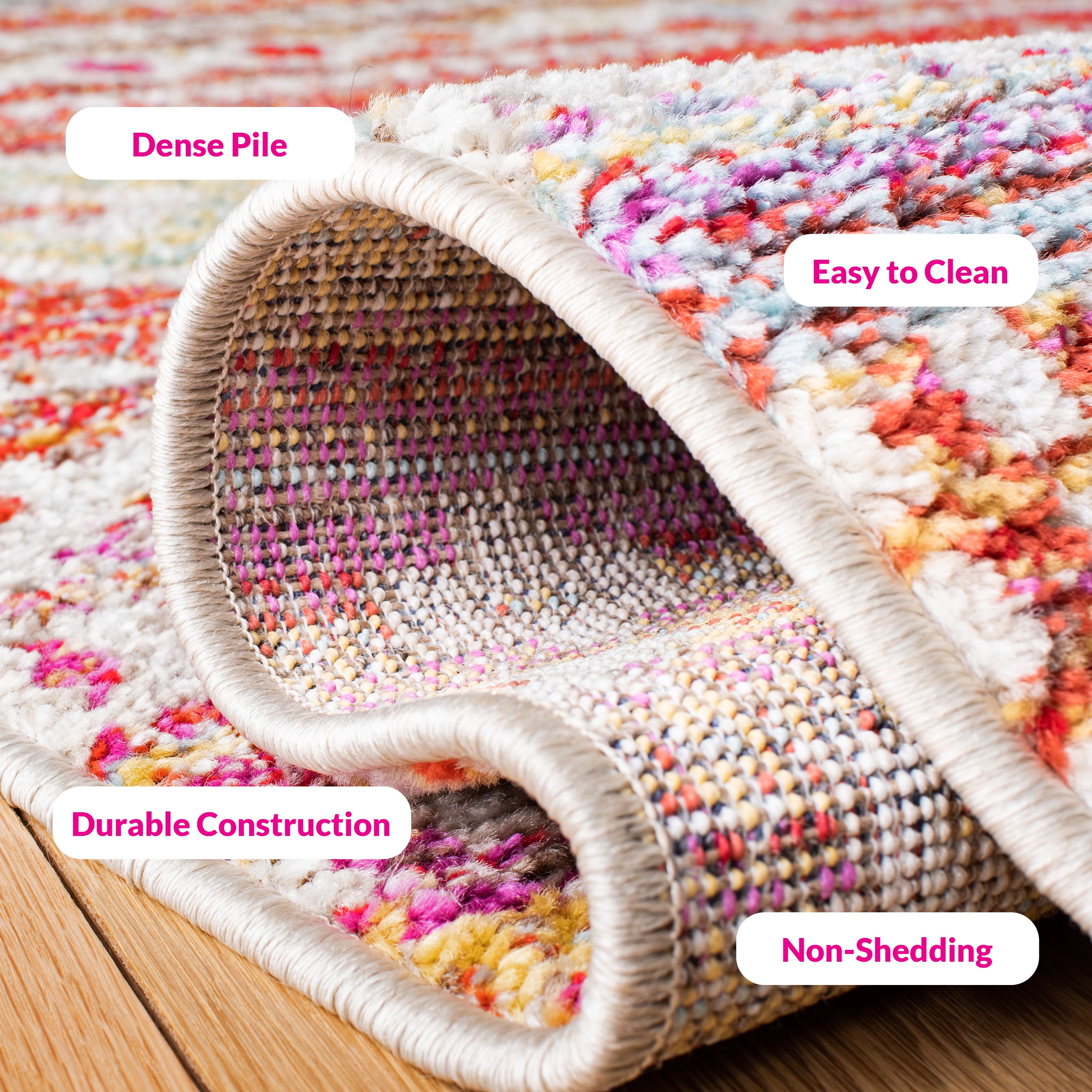 SAFAVIEH Adirondack Betty Southwest Area Rug, Rust/Ivory, 6' x 9' - Image 4