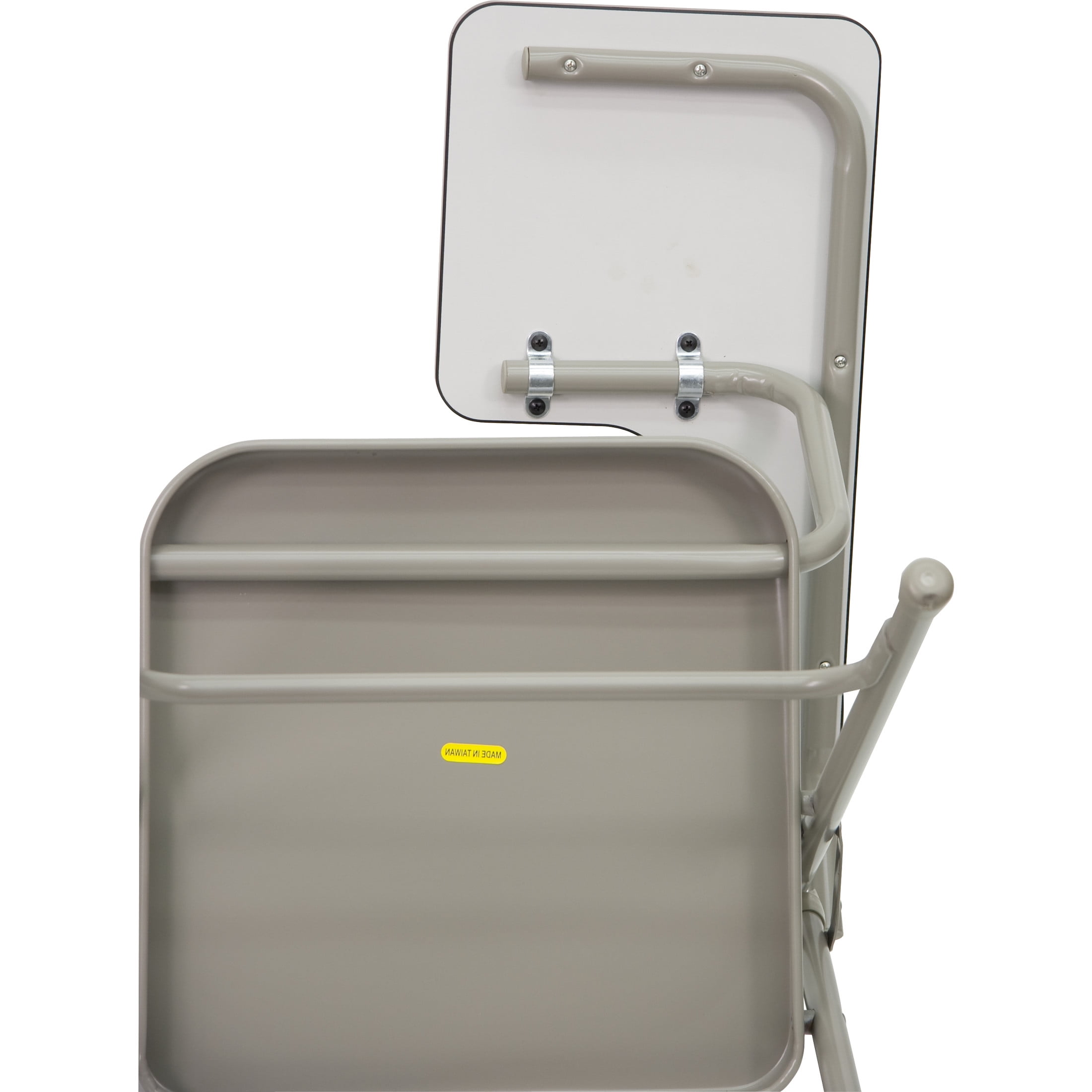 Flash Furniture Ralph Premium Steel Folding Chair with Left Handed Tablet Arm - Image 5