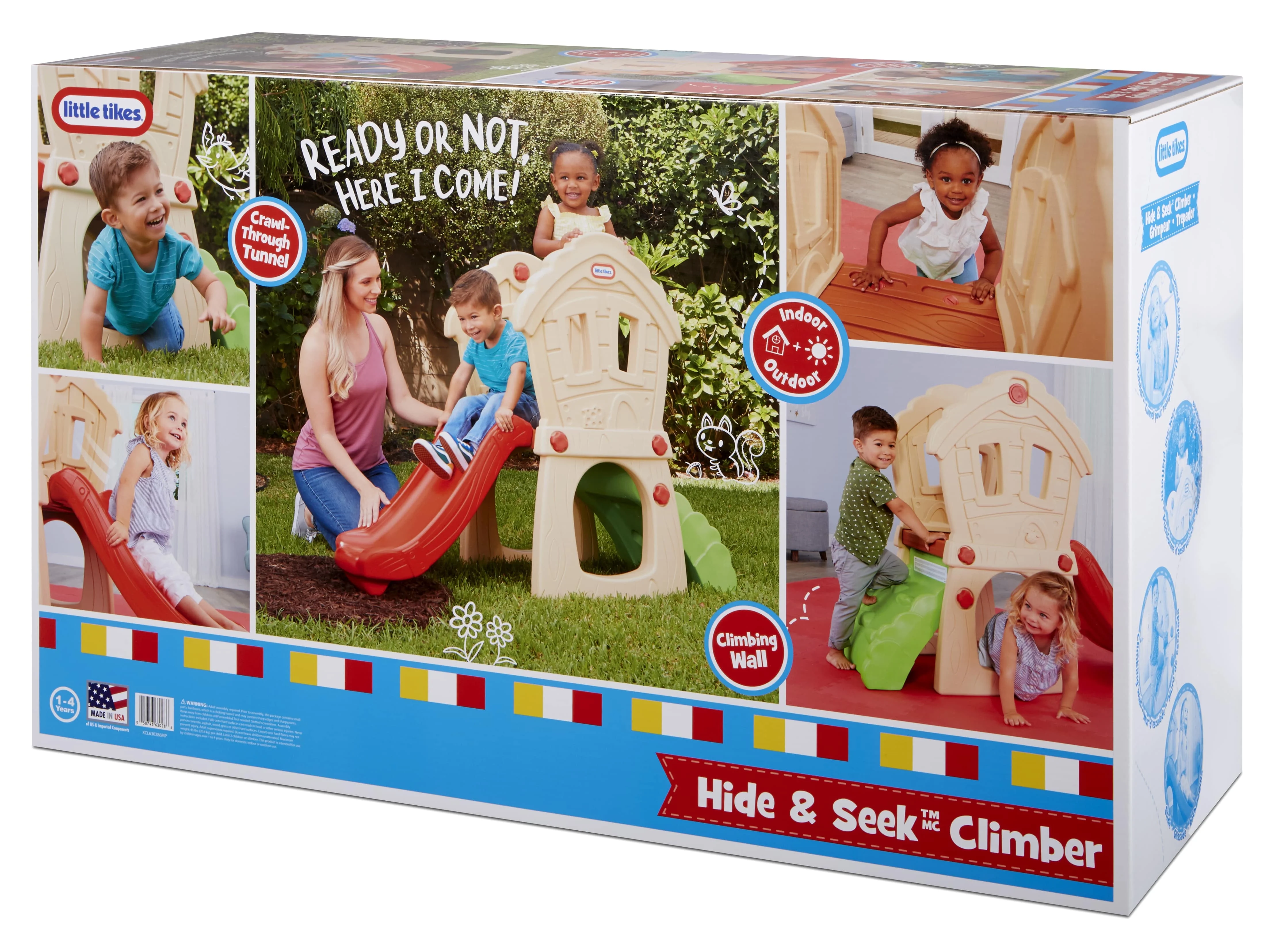 Little Tikes Hide & Seek Climber, for Ages 2-5 Years, Multi-Color - Image 2