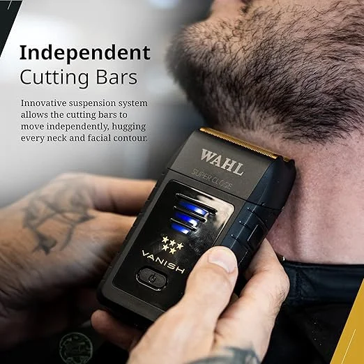 Wahl Professional 5 Star Vanish Shaver, Lithium-Ion Battery, Pop-Out Foil Bars, Ergonomic Design, 100 Minutes Runtime, Lithium-Ion Battery - Image 4