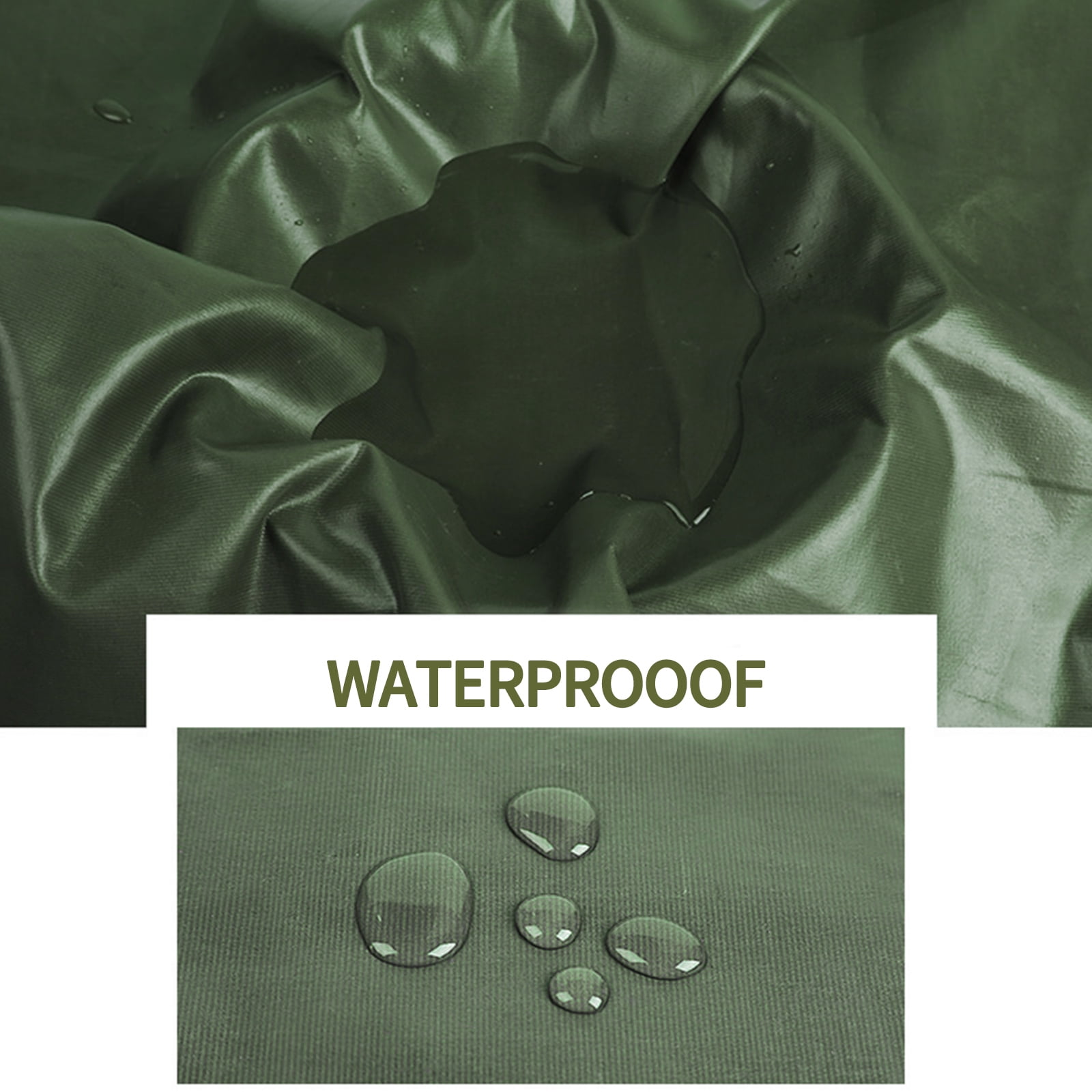 Heavy Duty 19.4oz 100% Canvas Tarp Extra Thick Waterproof Tarpaulin Full Sizes - Image 3