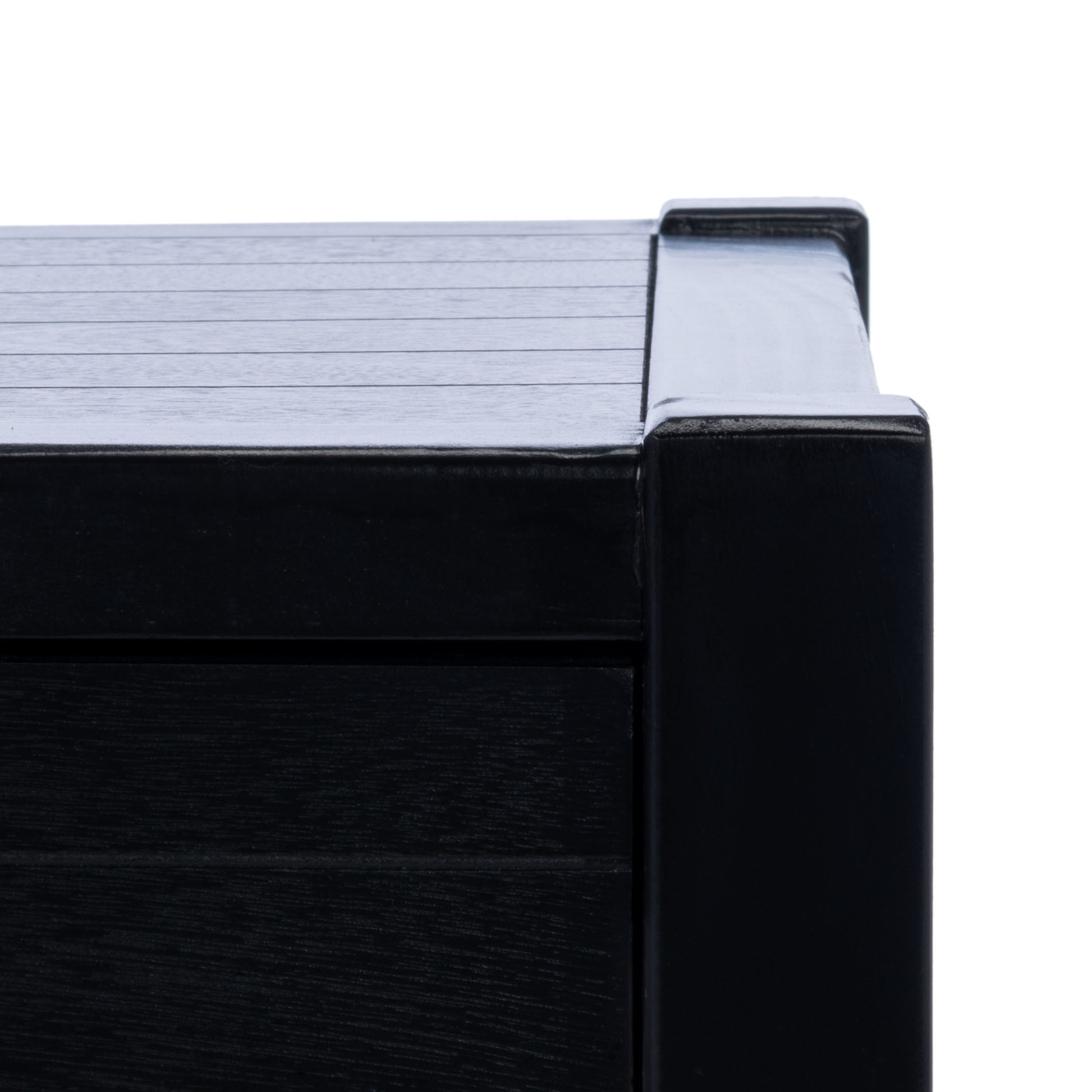 SAFAVIEH Filbert Solid 2 Drawer Coffee Table, Black - Image 8