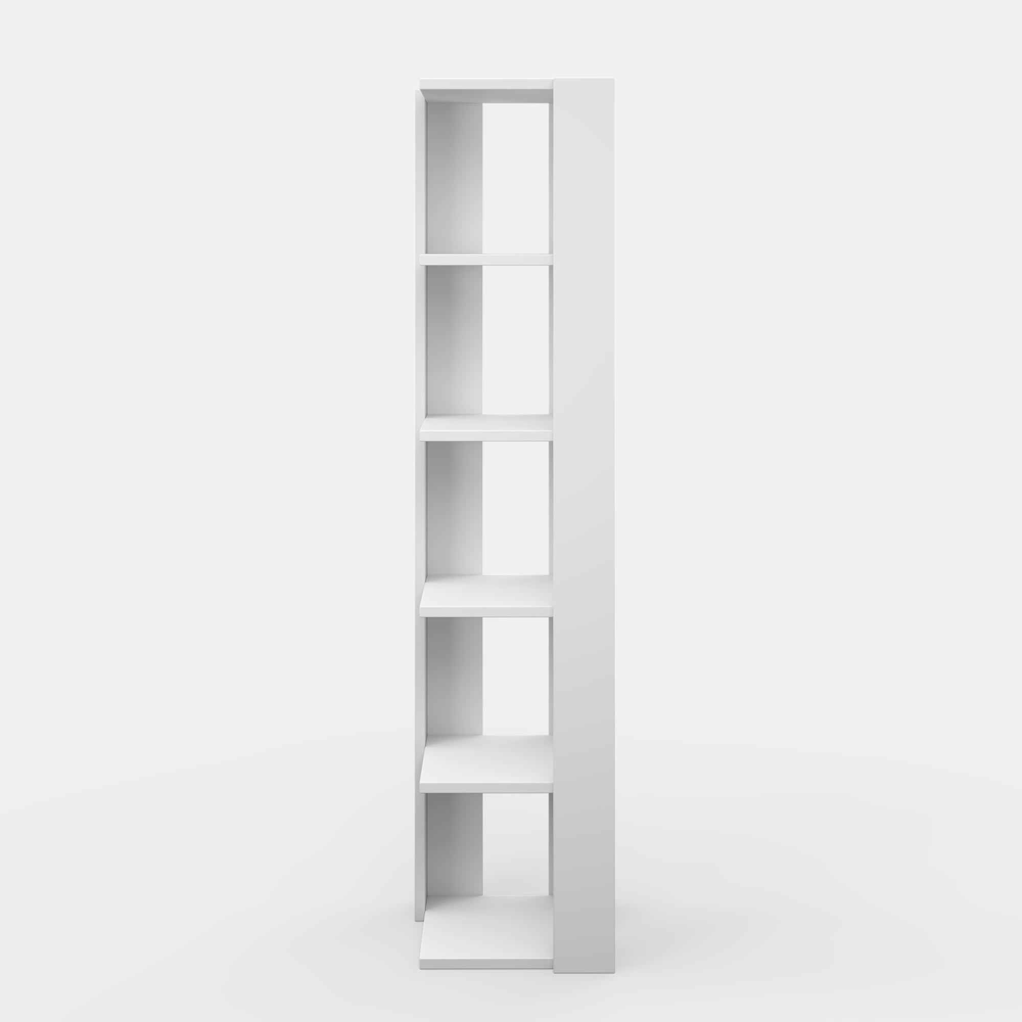 Ada Home Decor Bruce Multiple Tier Open Shelf Modern Bookcase, White - Image 6