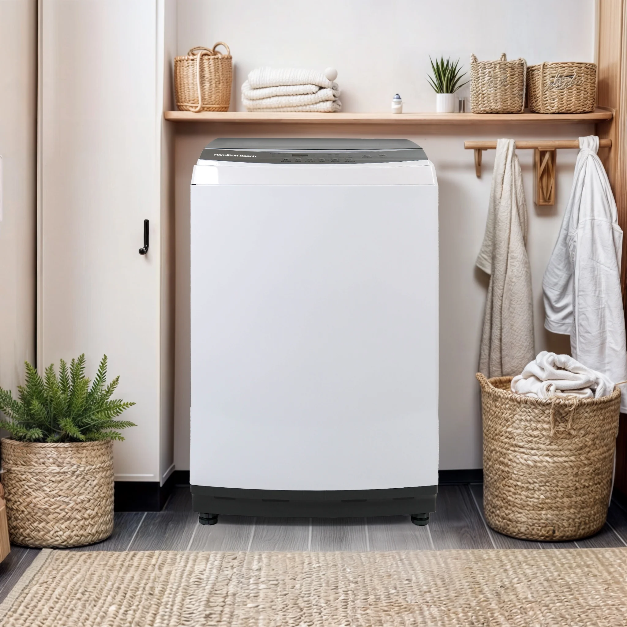 Hamilton Beach 3.0 Cu. Ft. Portable Washer , HBPW302, White - Image 4