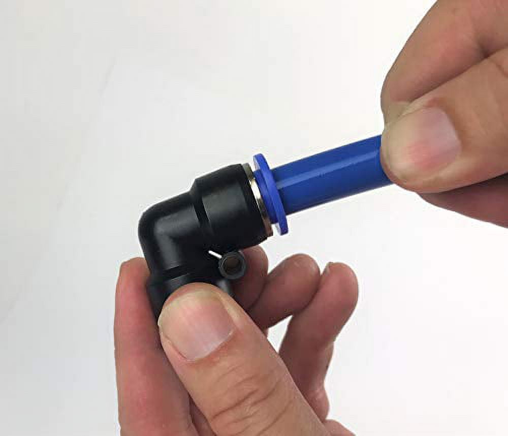 Primefit PCKIT26 1/2 in. x 100 ft. Nylon Tubing with Air Piping System Air Push To Connect Kit (26-Piece) - Image 3