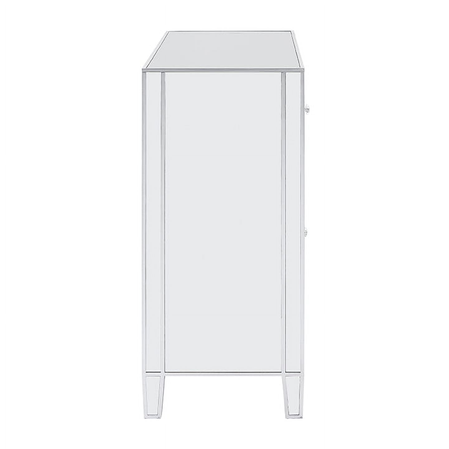 SEI Furniture Mirage 3-Door Mirrored Cabinet 40.25 x 35.5 - Image 11
