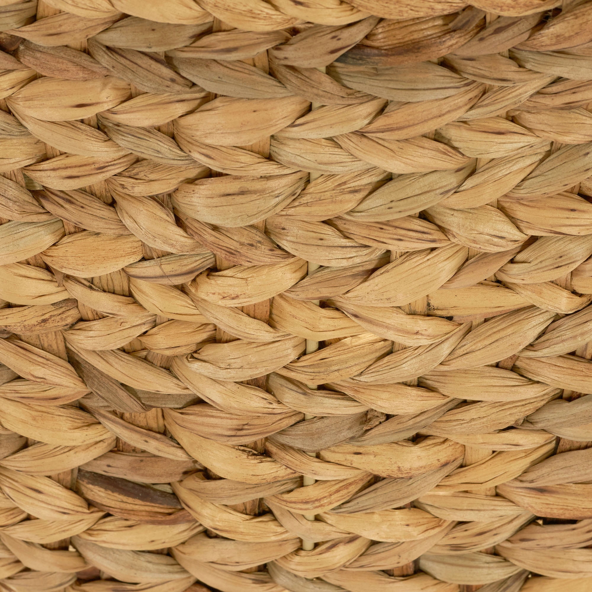 Household Essentials Large Wicker Floor Basket With Braided Handle - Image 6