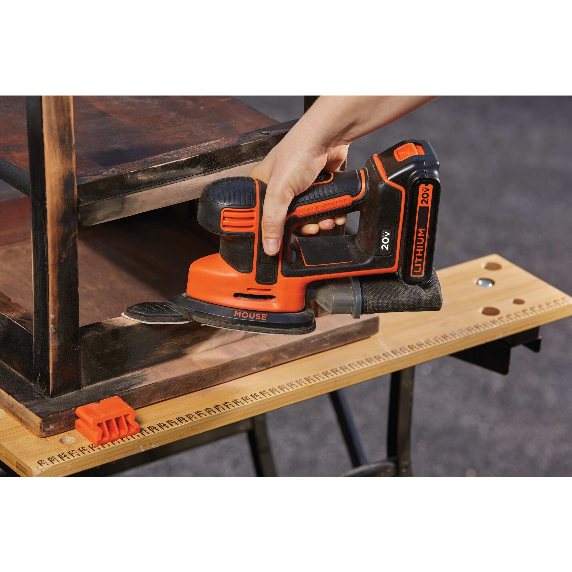 BLACK+DECKER 20V MAX* Cordless Mouse Sander, BDCMS20C - Image 12
