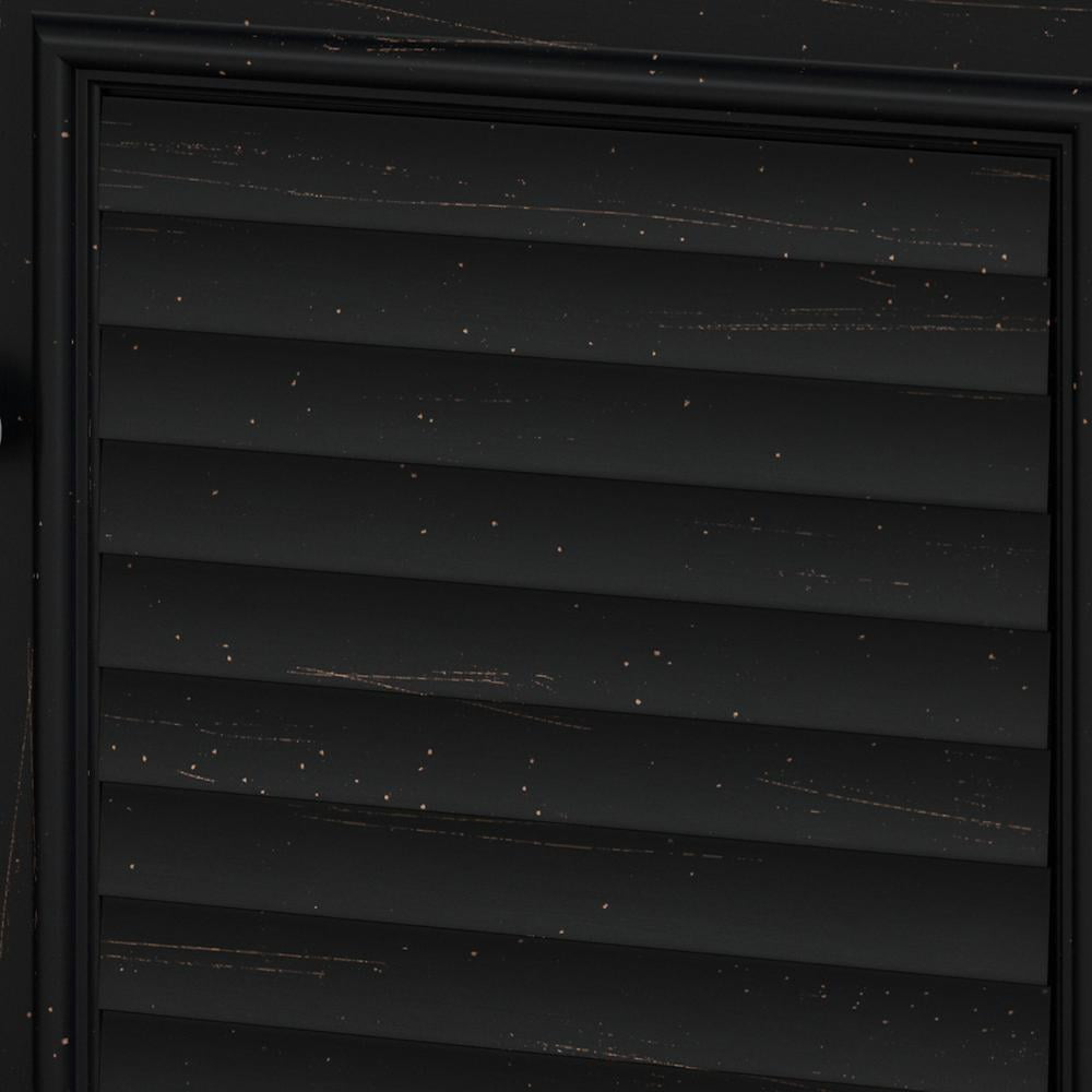 Bush Furniture Fairview Small Storage Cabinet with Doors in Antique Black and Hansen Cherry - Image 4