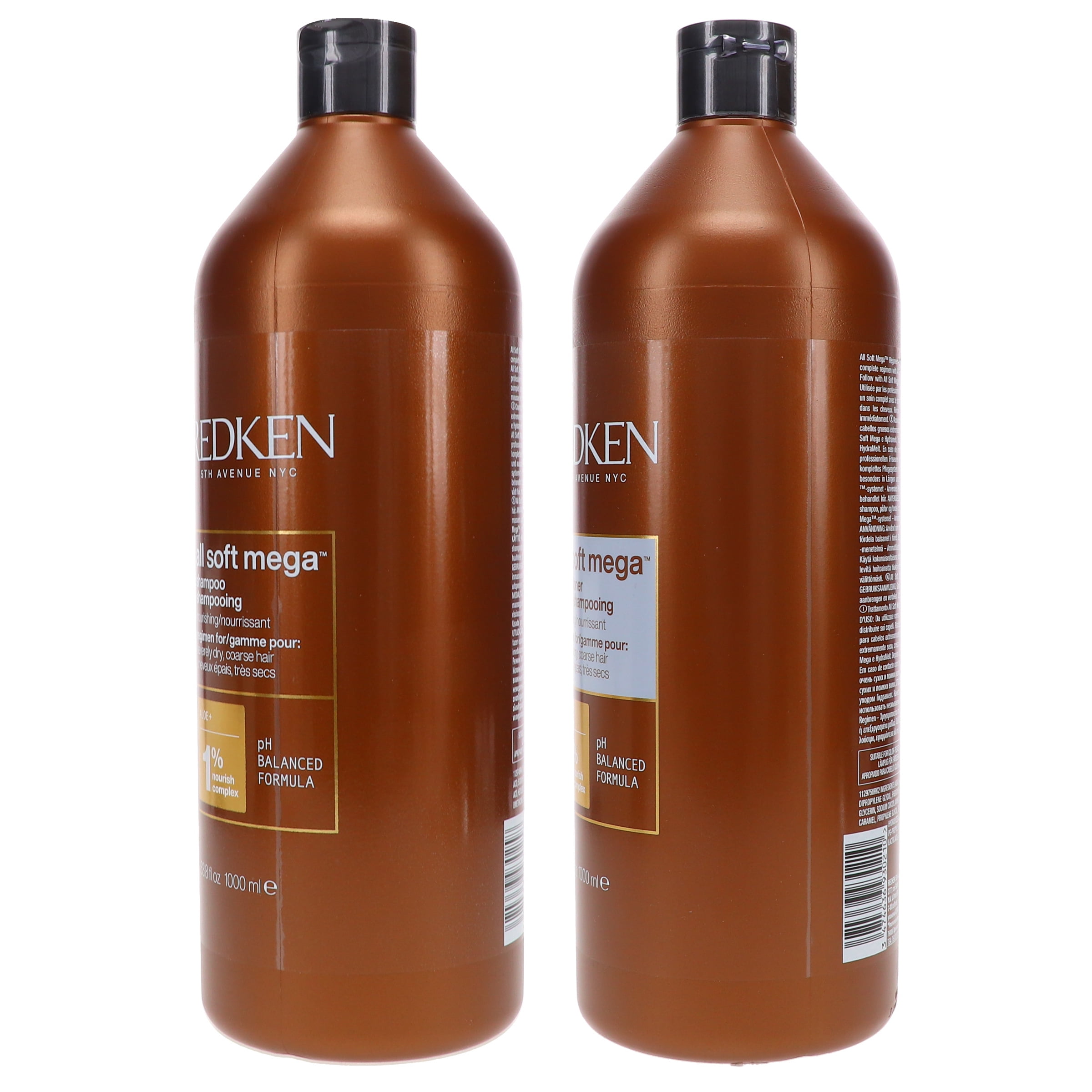 Redken All Soft Mega Shampoo & Conditioner, 33.8 oz COMBO PACK - Image 2