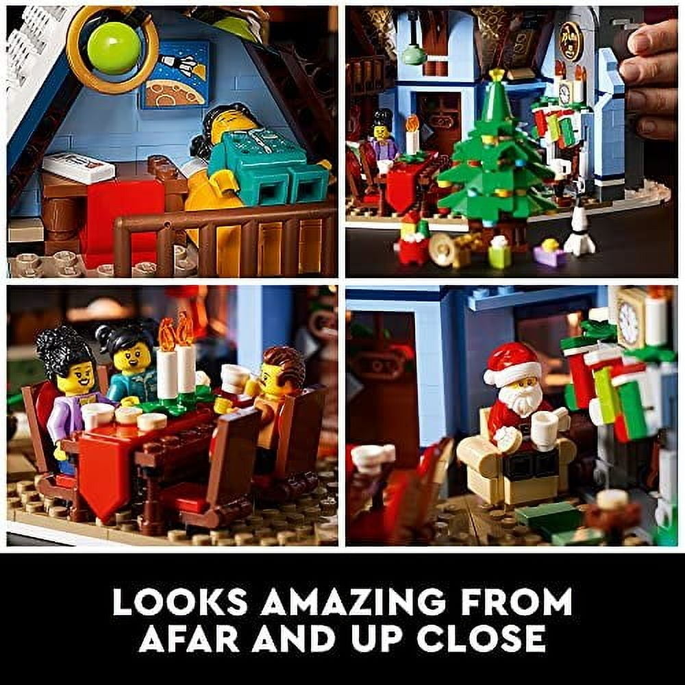 LEGO Icons Santa’s Visit 10293 Christmas House Model Building Set for Adults and Families, Festive Home Décor with Xmas Tree, Gift Idea - Image 3