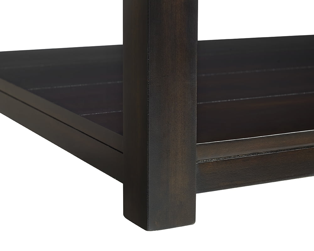 Picket House Furnishings Caleb Marble Top Coffee Table in Espresso - Image 5