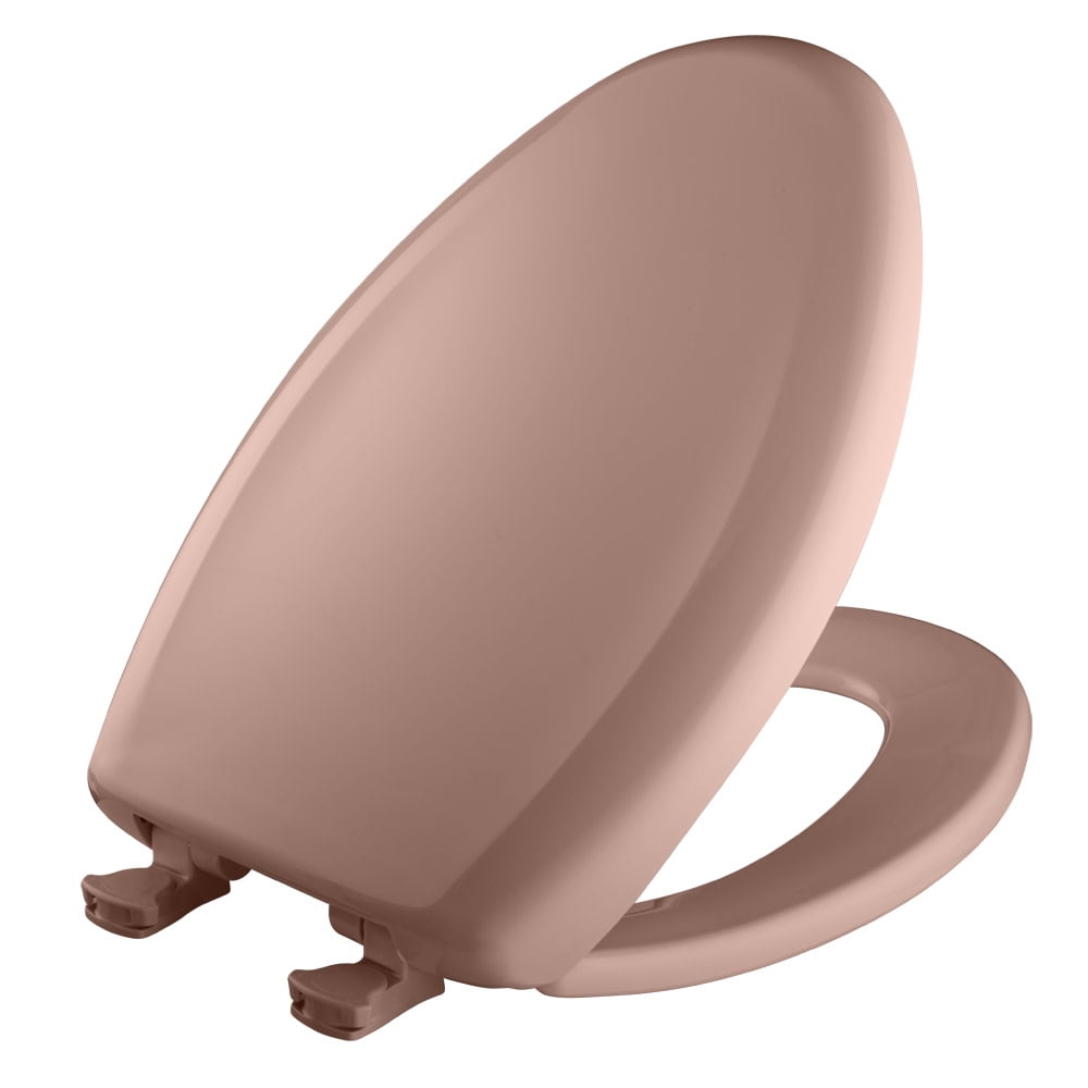 Bemis 1200SLOWT343 Elongated Closed Front Toilet Seat with Cover in Raspberry - Image 4