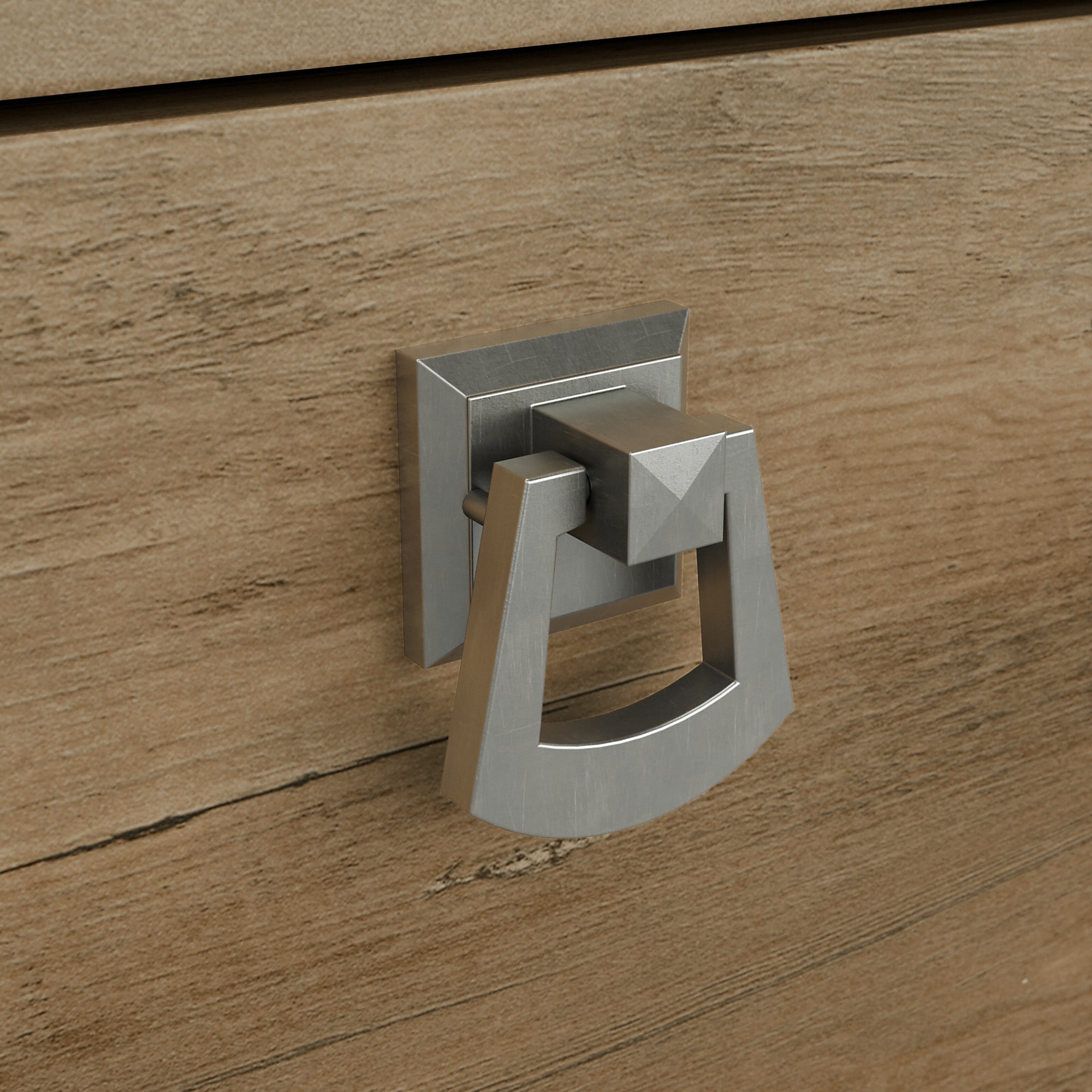 Bush Furniture Salinas Mission 48" Computer Desk and Hutch, Reclaimed Pine - Image 6