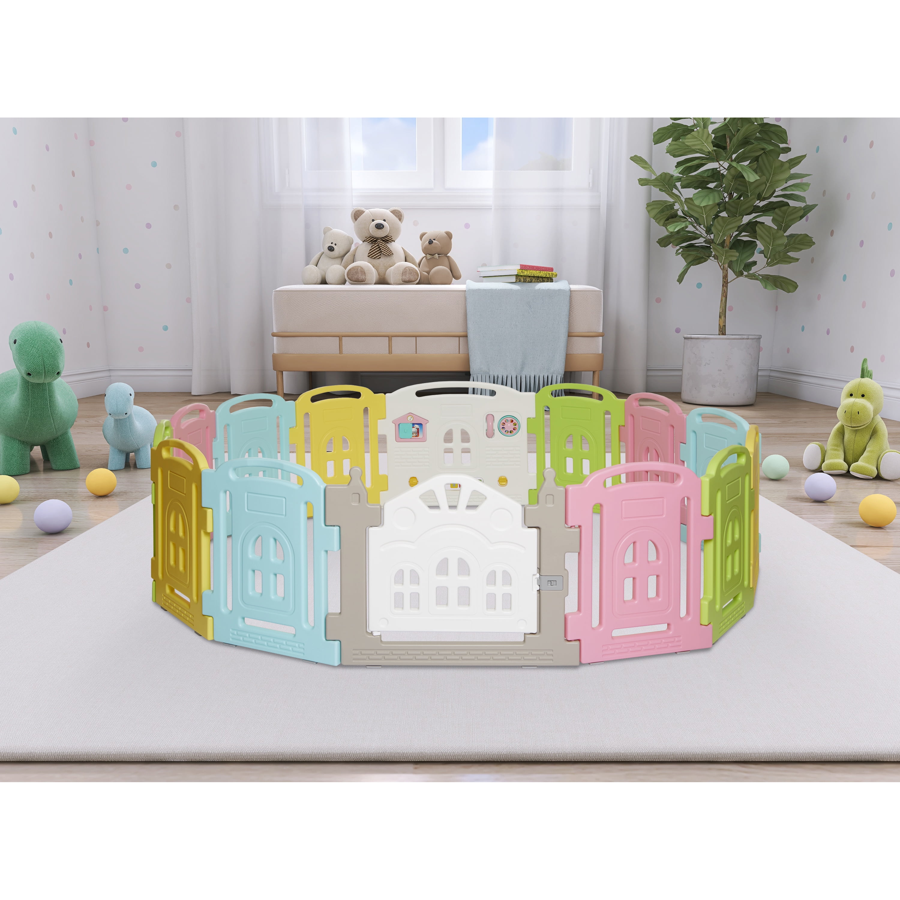 Dream On Me 14 Panel Groovy Play Center/ Playpen / Playard - Image 7