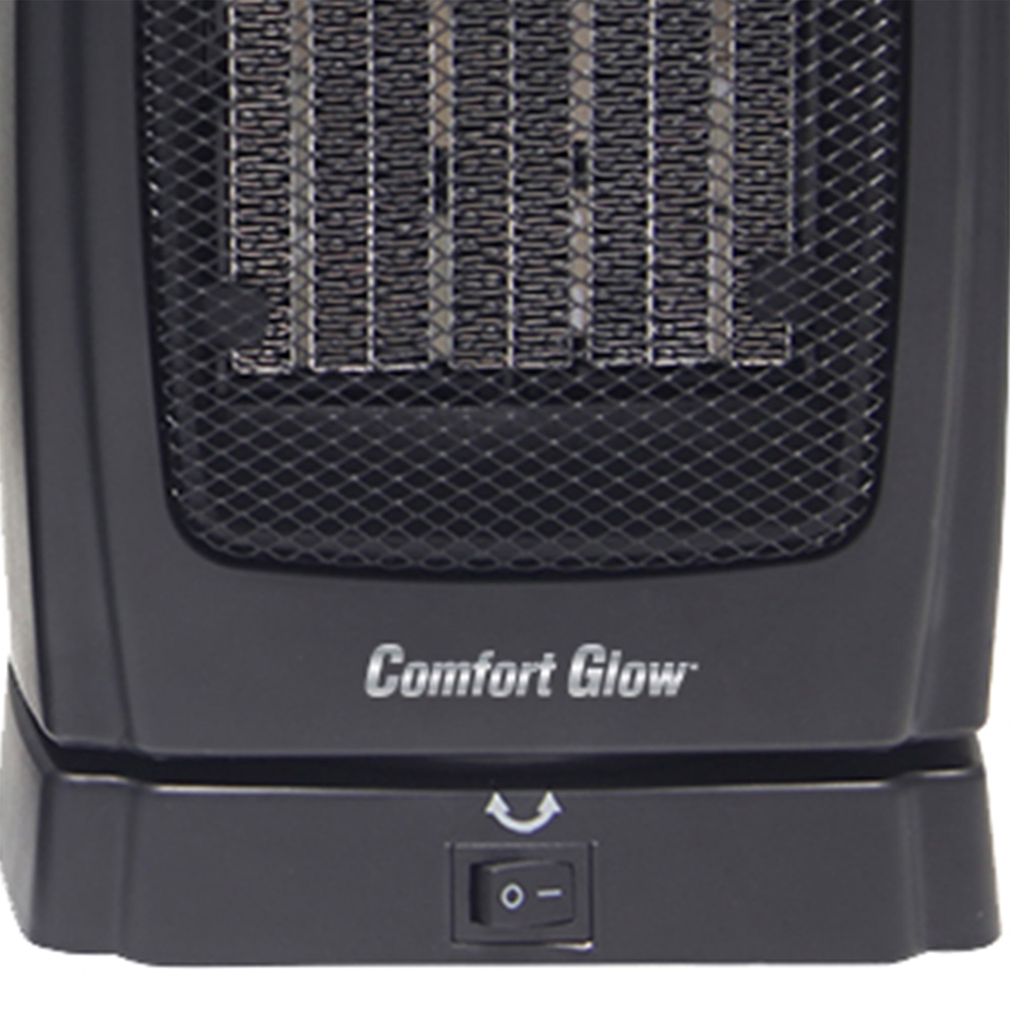 Comfort Glow CEH255 1,500-Watt-Max Portable Oscillating Ceramic Fan Heater with Thermostat, Black, CEH255 - Image 5