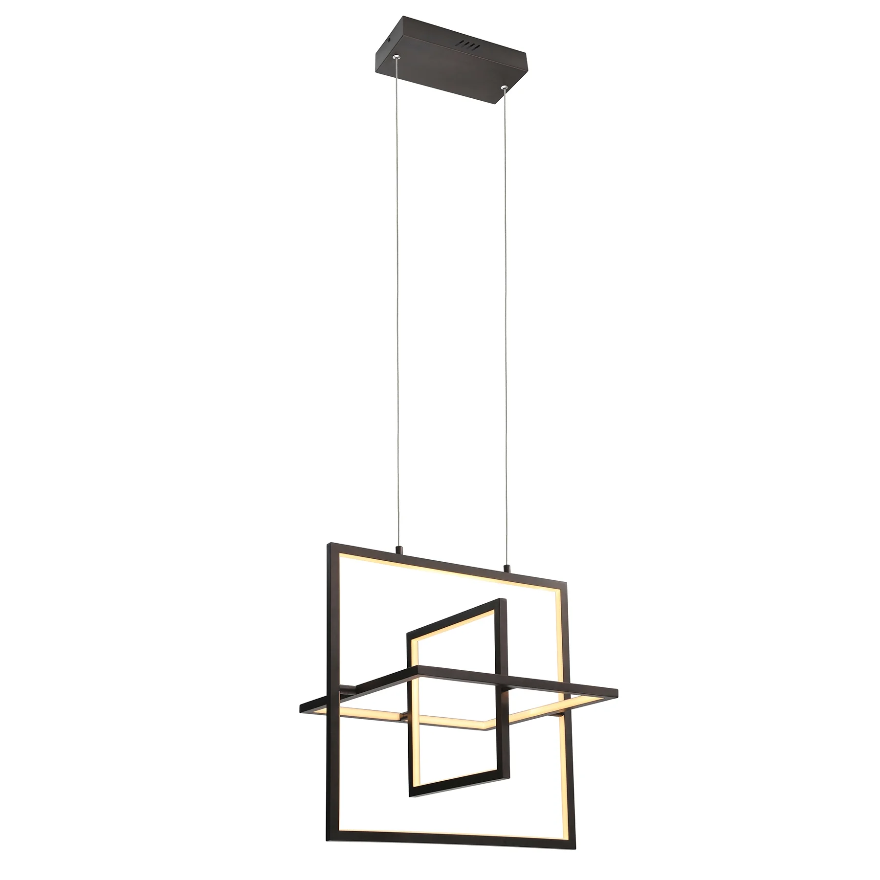 Modern Square LED Pendant Light for Kitchen Island, Dinning Room, Living Room Square Chandelier, Shape Adjustable - Image 6