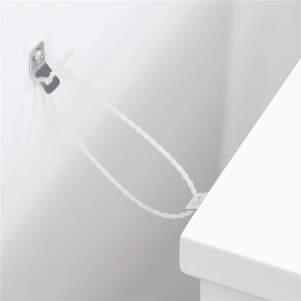 Renwick Freestanding Wooden Bathroom Floor Cabinet Storage Organizer ,White - Image 10