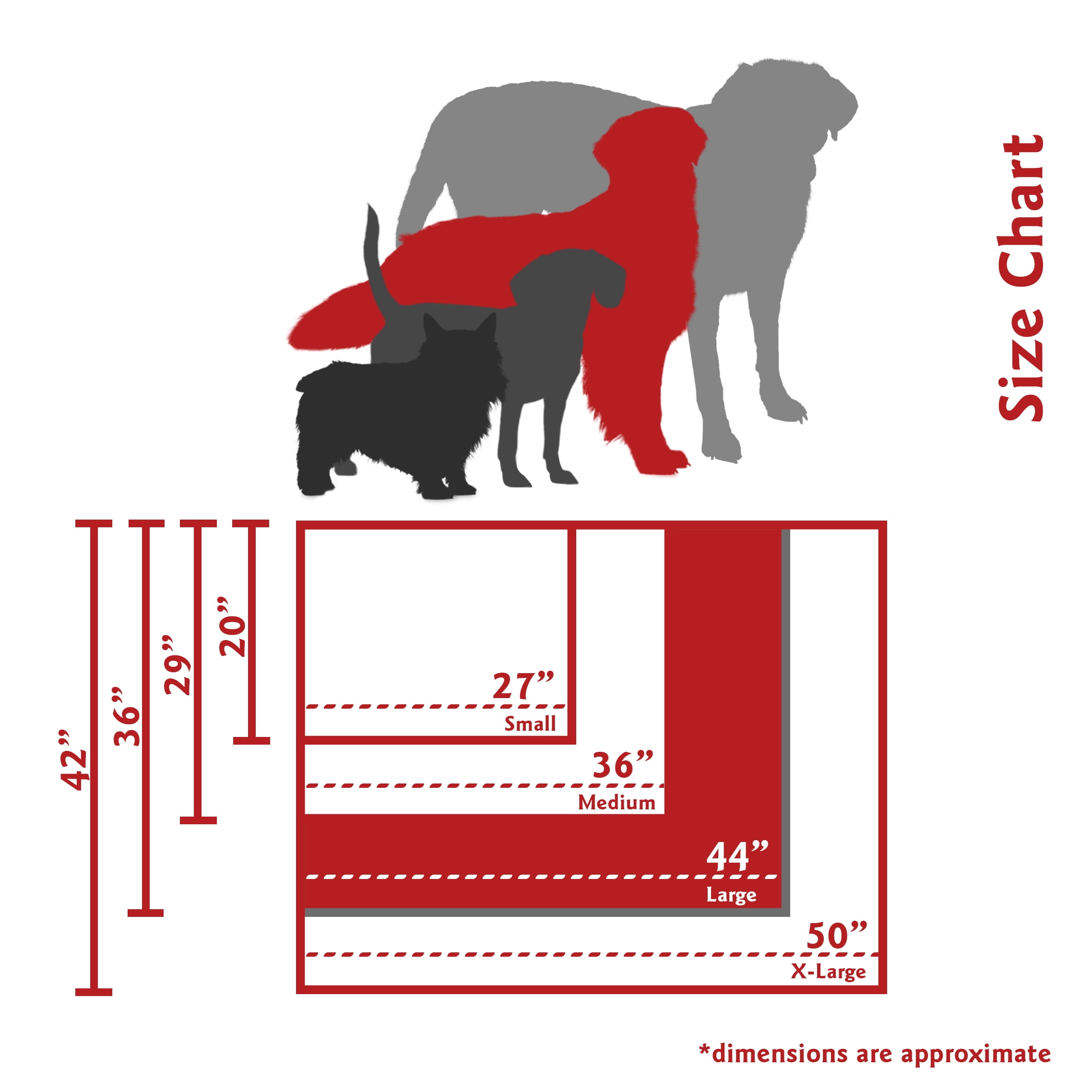 Majestic Pet | Aruba Rectangle Pet Bed For Dogs, Removable Cover, Gray, Large - Image 5