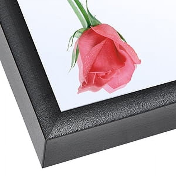 71"x31" Aluminum Alloy Frame Mirror Rectangular Full Length Floor Mirror with Stand Black - Image 6