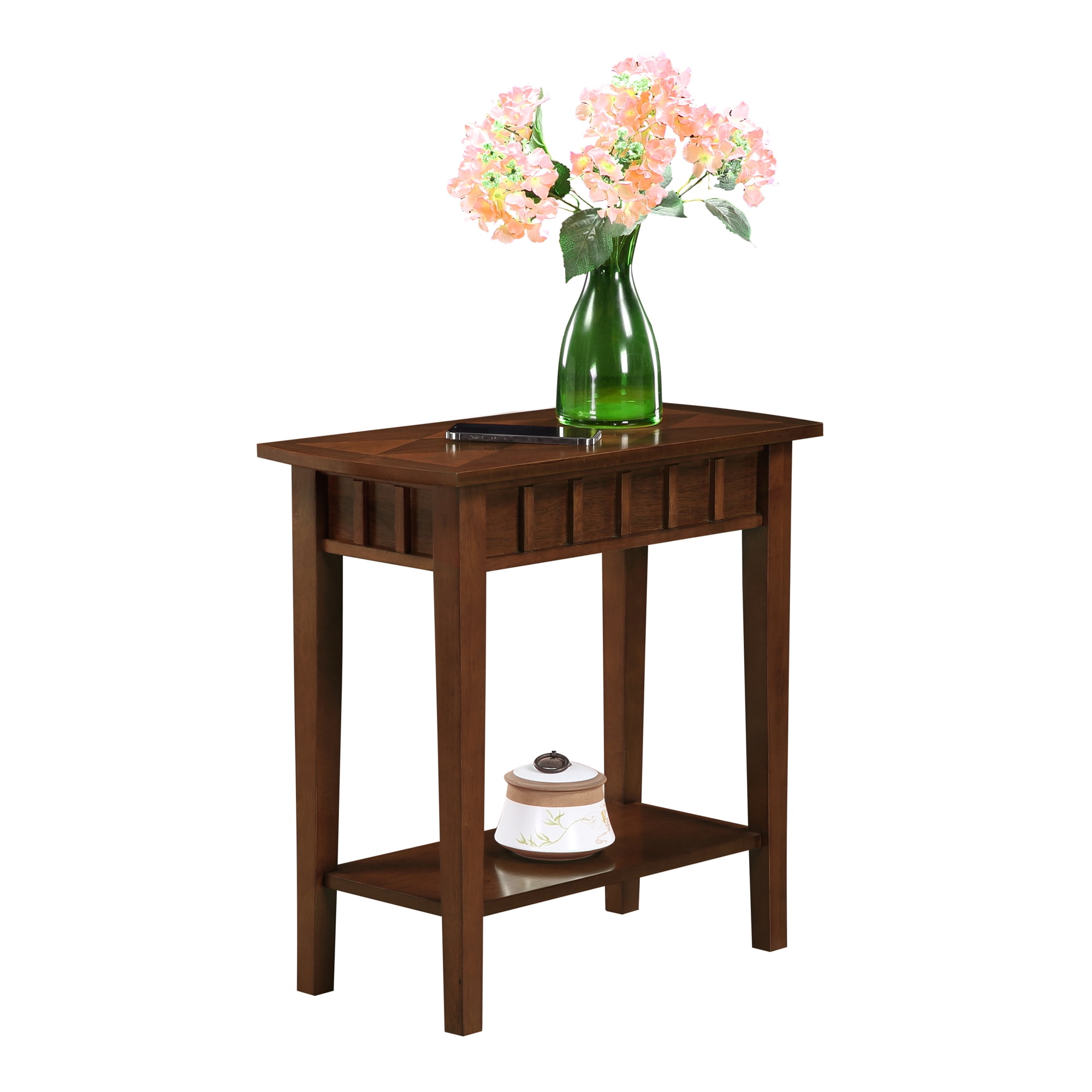 Convenience Concepts Dennis End Table with Shelf, Espresso - Image 3