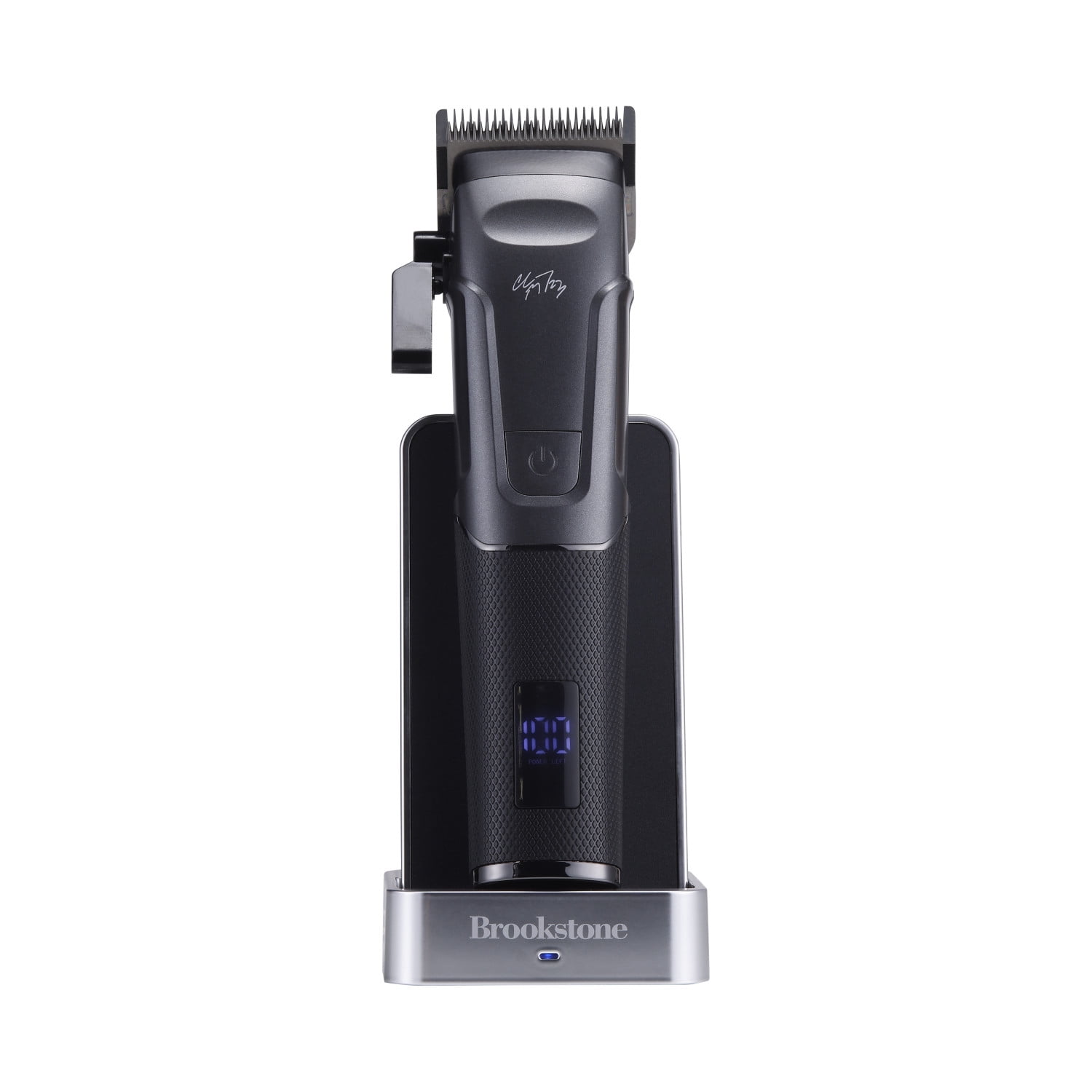 Brookstone Christian McCaffrey Special Edition, 3-in-1 Cordless Rechargeable Pro Shaving Kit Includes Men's Electric Shaver, Trimmer, and Clipper - Image 4