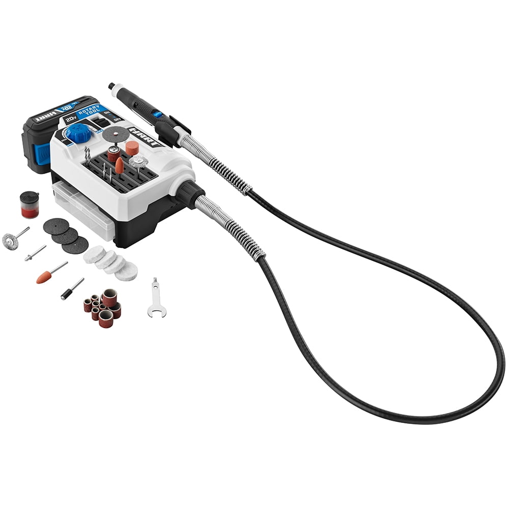 HART 20-Volt Rotary Tool and 175PC Accessory Set Bundle - Image 6