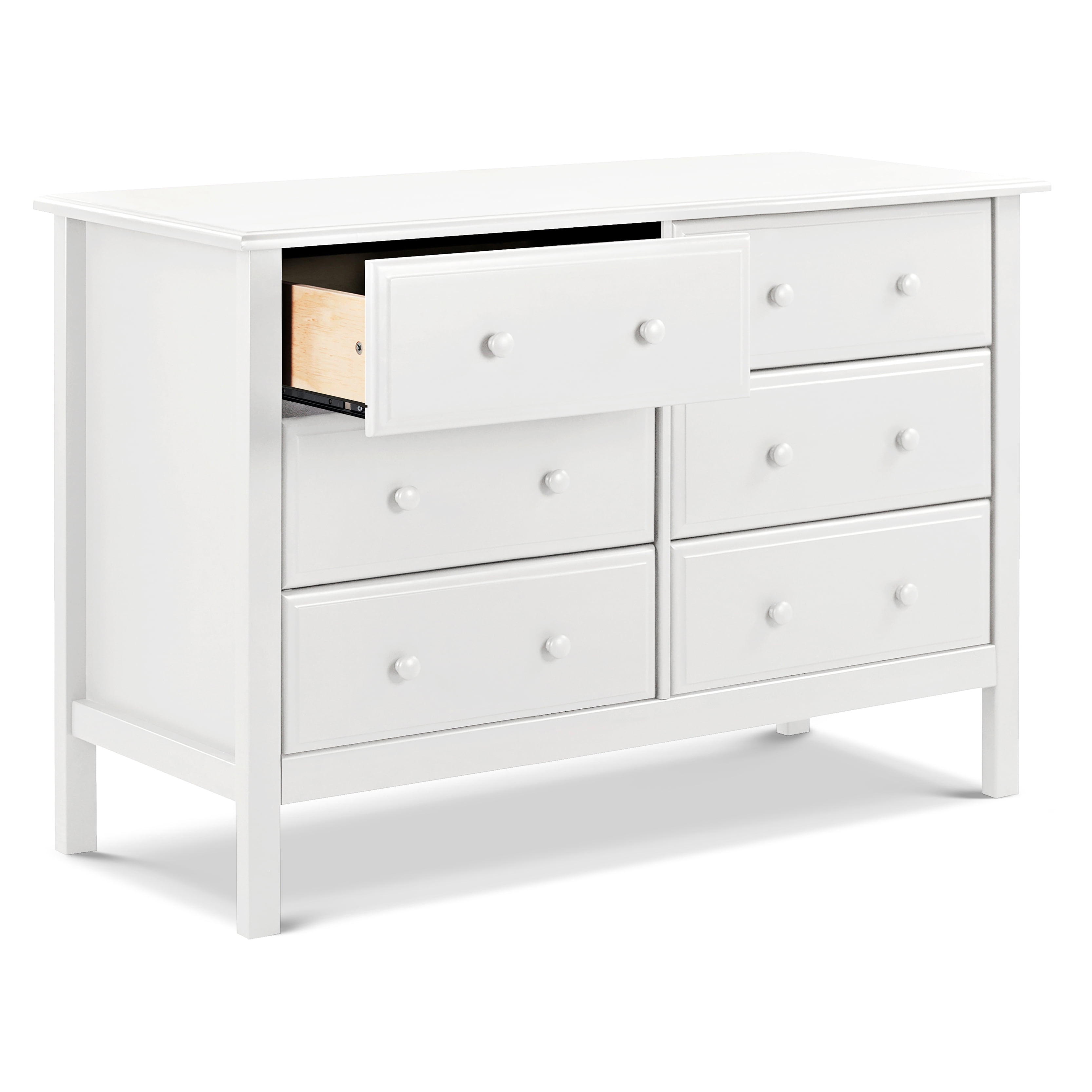 DaVinci Jayden 6-Drawer Double Wide Dresser in White - Image 2