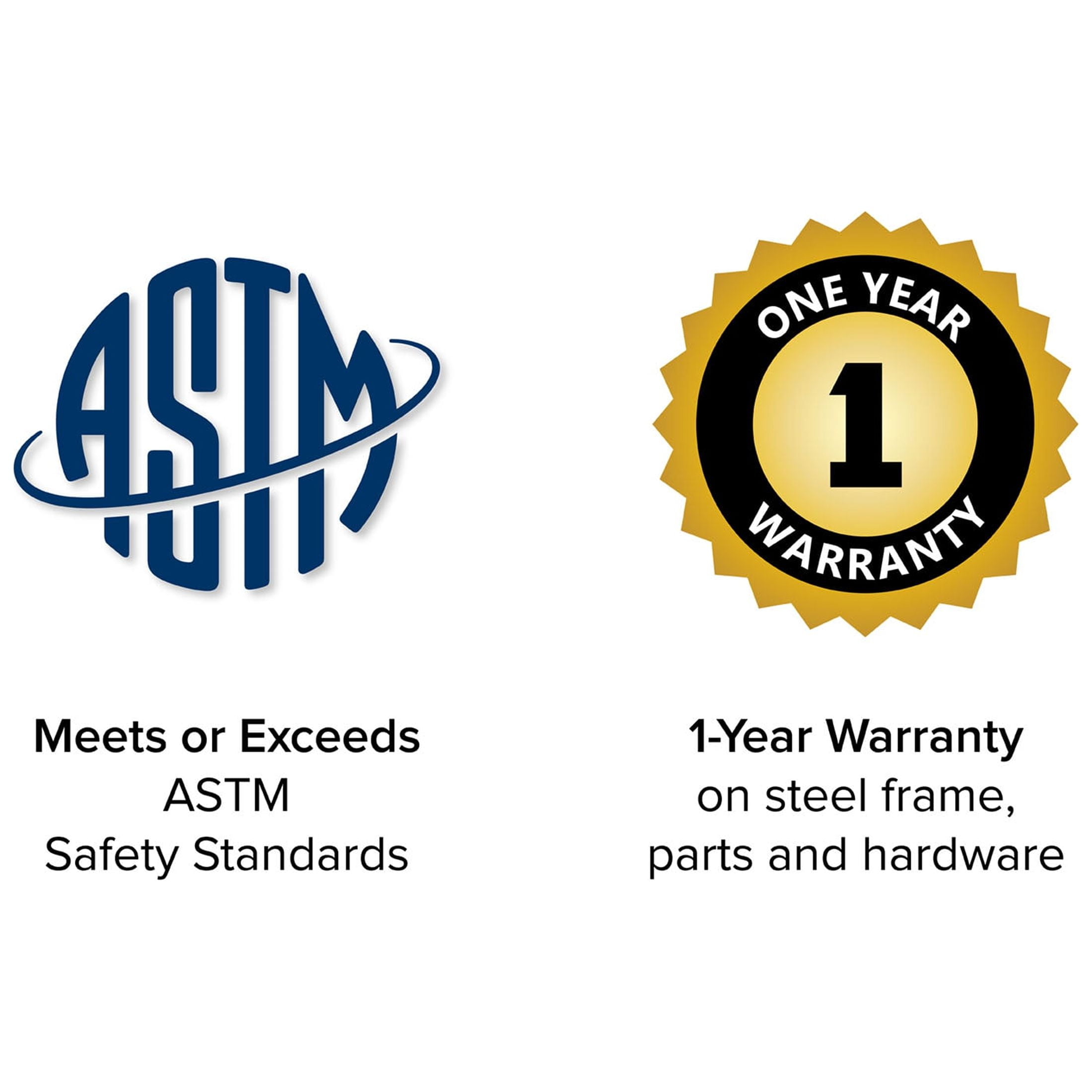 Sportspower Arcadia Metal Swing Set for Kids Ages 3-8, Outdoor Backyard Playset with Trapeze, 2-Person Glider, 5-Foot Slide with Lifetime Warranty, Bonus Anchor Kit (TEAL) - Image 6