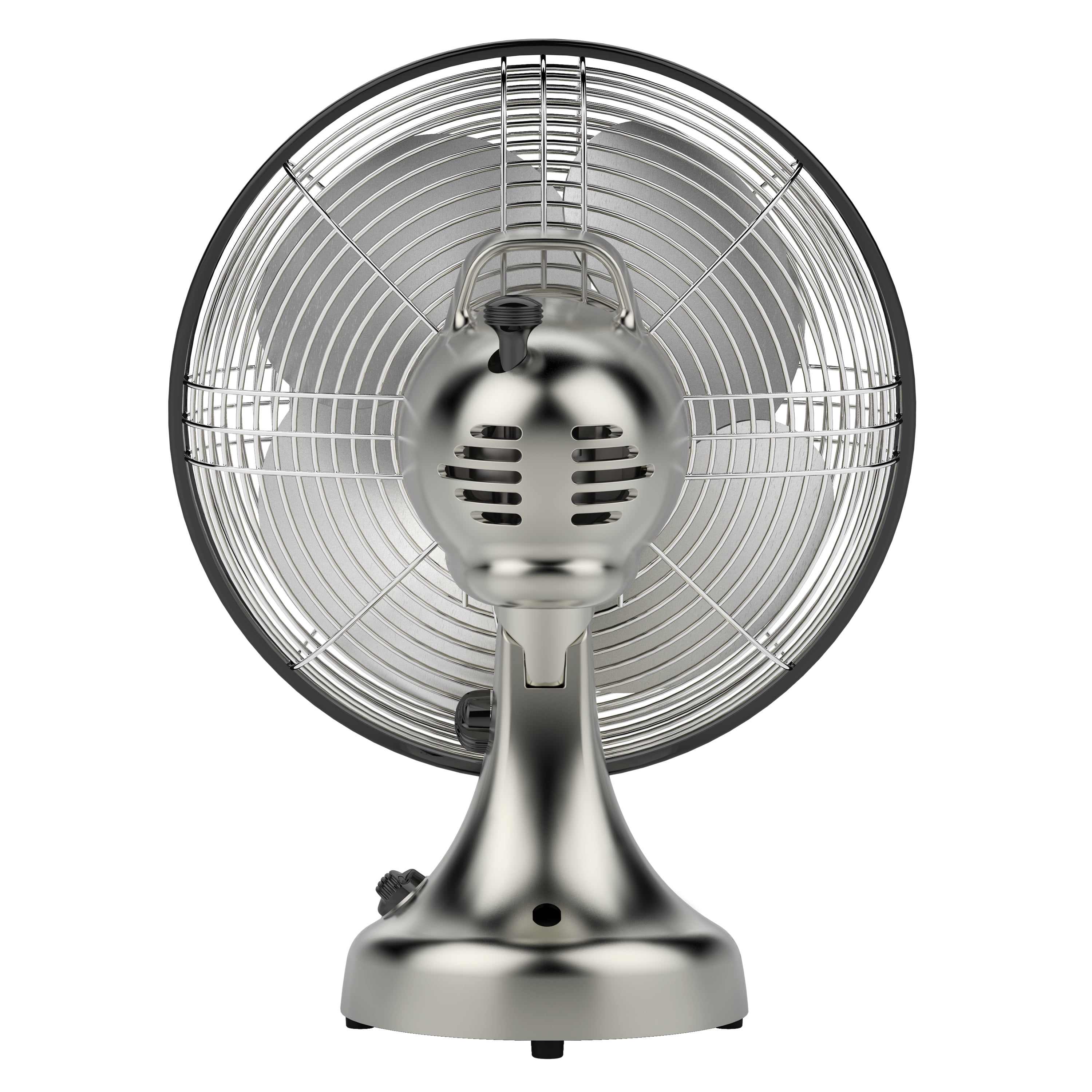 Vornado Silver Swan Vintage Oscillating Fan, 17", Brushed Nickel (New) - Image 3