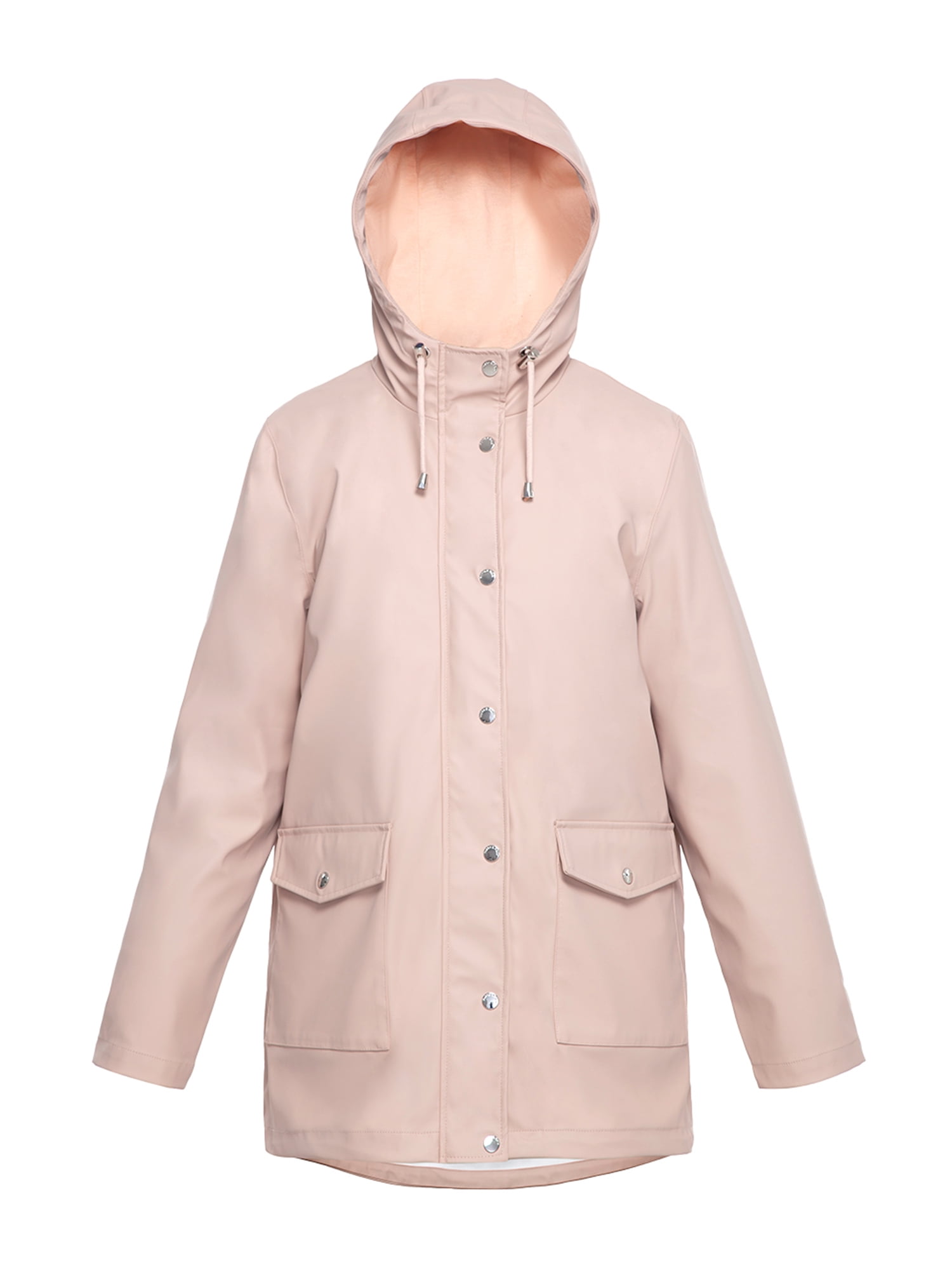 Rokka&Rolla Women's Waterproof Rain Coats Rubberized Jackets - Image 2