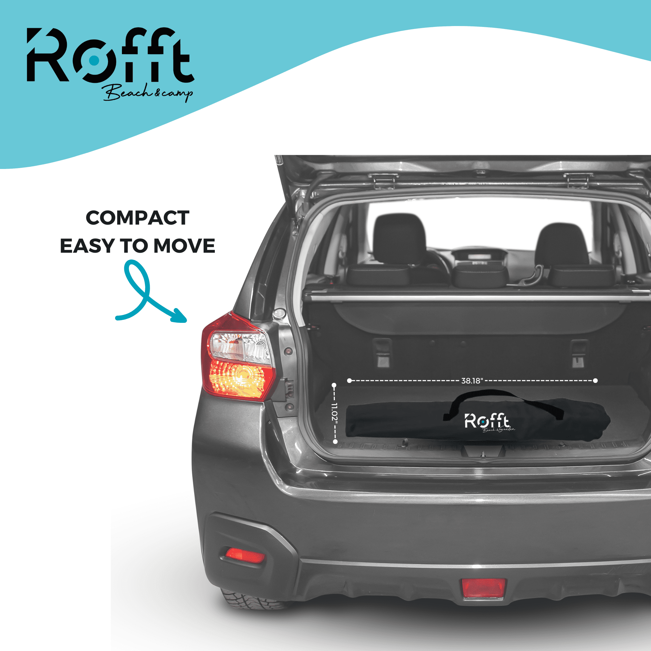 ROFFT Portable Camping Chair with Can Cooler, Fully Seat and Back with Side cooler Pocket and Cup Holder, Carry Bag Included, Collapsible Chair for Camping, events, Beach, and Sports - Image 9