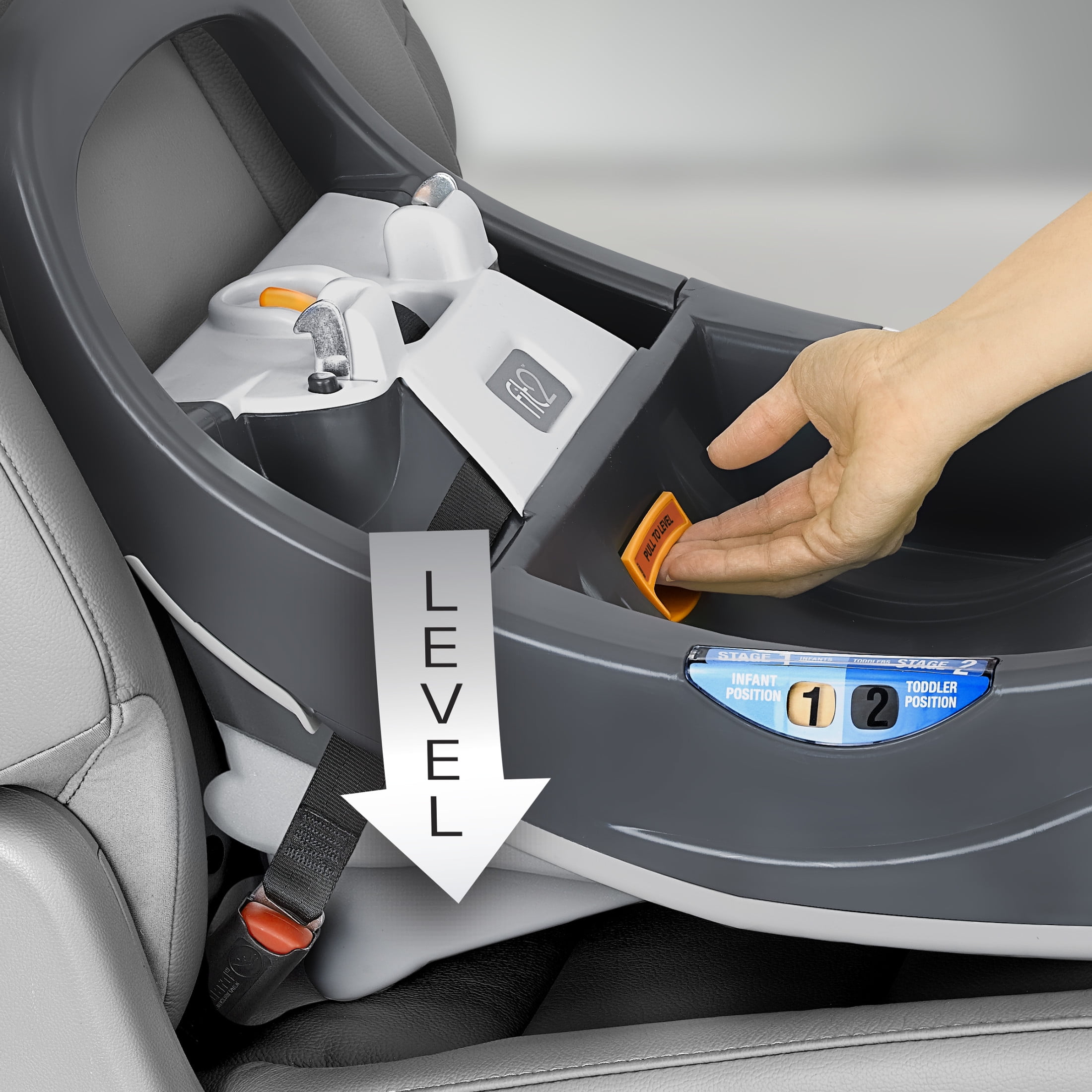 Chicco Fit2 35 lbs Infant & Toddler Car Seat - Cienna (Black/Tan), New - Image 11