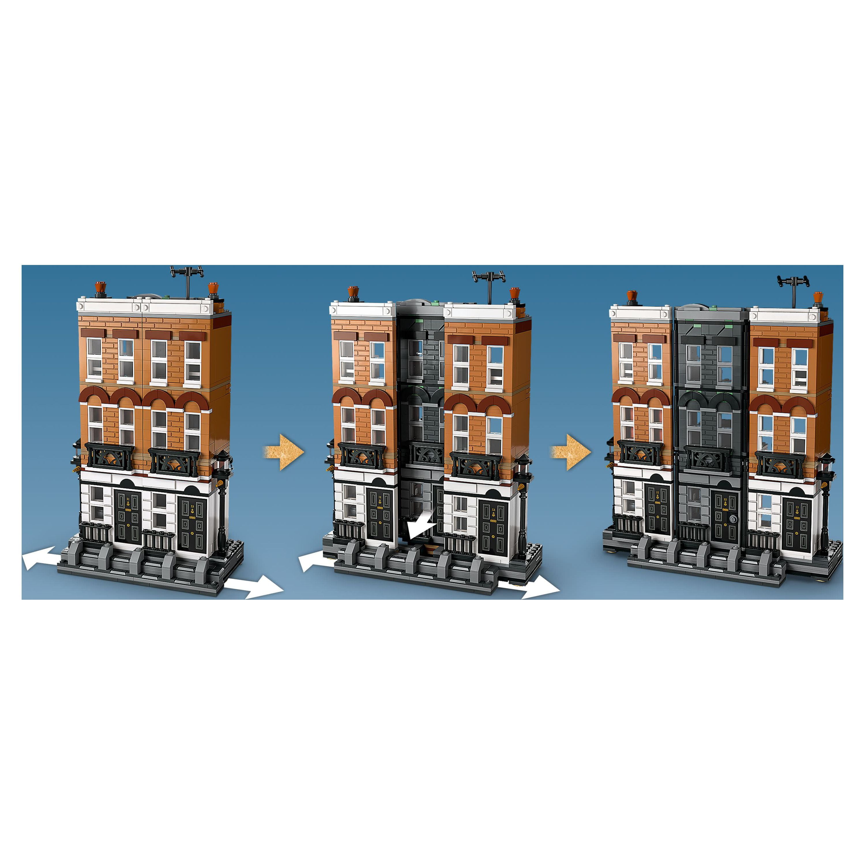 LEGO Harry Potter 12 Grimmauld Place 76408, Headquarters of the Order of the Phoenix Magic Set, Transforming House Model Building with 9 Minifigures including Sirius Black, Kreacher, and the Weasleys - Image 3