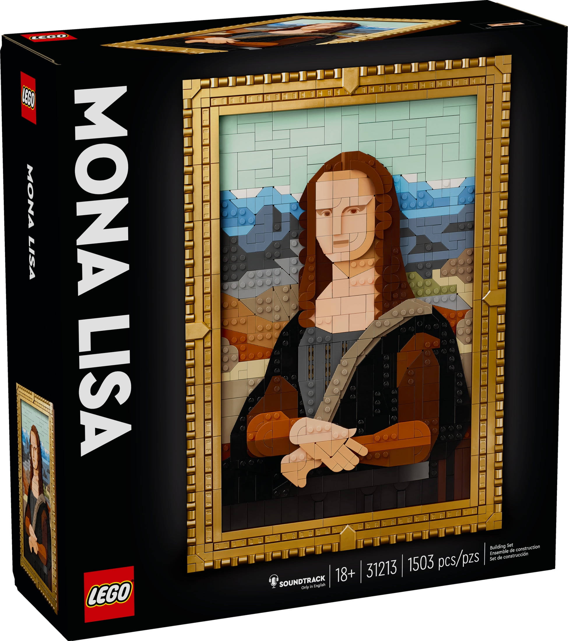 LEGO Art Mona Lisa Building Set - Leonardo da Vinci Wall Display, Ages 18+ - DIY Crafts for Men, Women - Great for Puzzle and Art Lovers - Birthday Gift Idea - Includes Detachable Frame - 31213 - Image 7