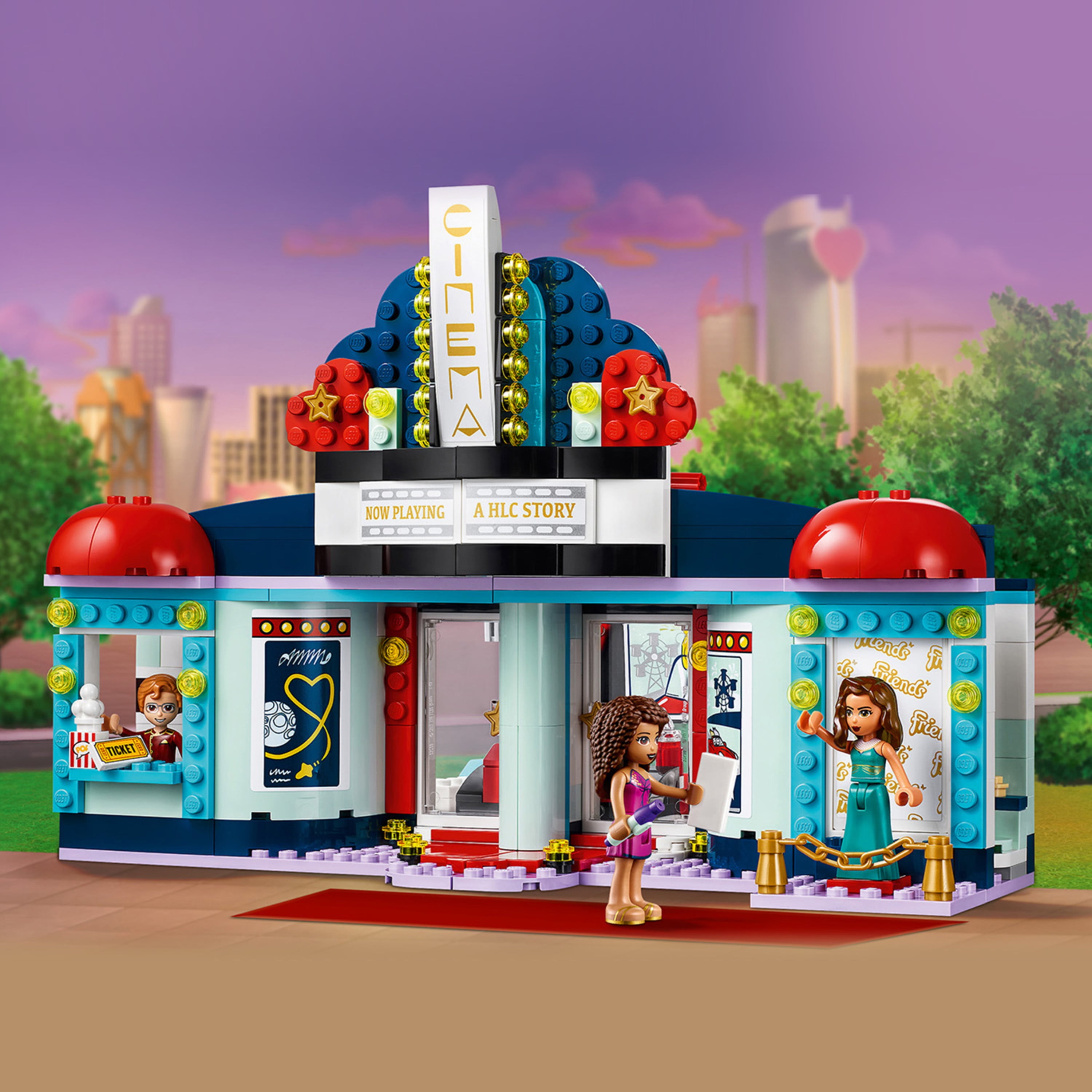 LEGO Friends Heartlake City Movie Theater Set 41448 Building Toy; Great Gift for Kids (451 Pieces) - Image 2