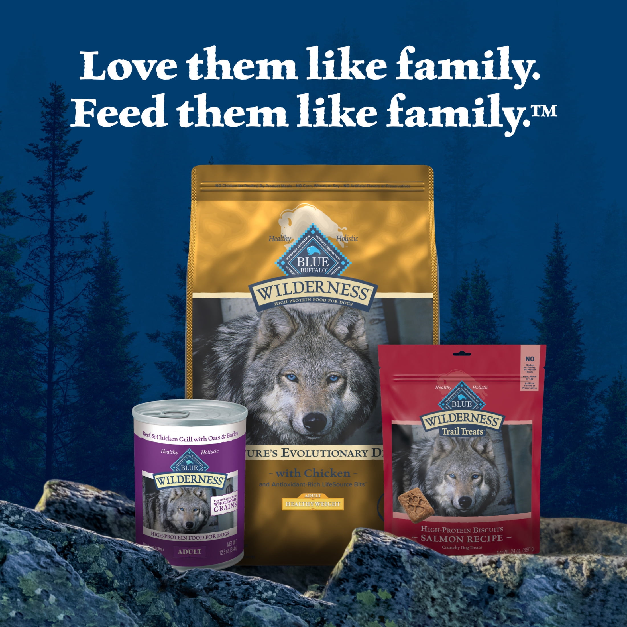 Blue Buffalo Wilderness Healthy Weight Dry Dog Food Plus Wholesome Grains, Chicken 24 lbs. - Image 3