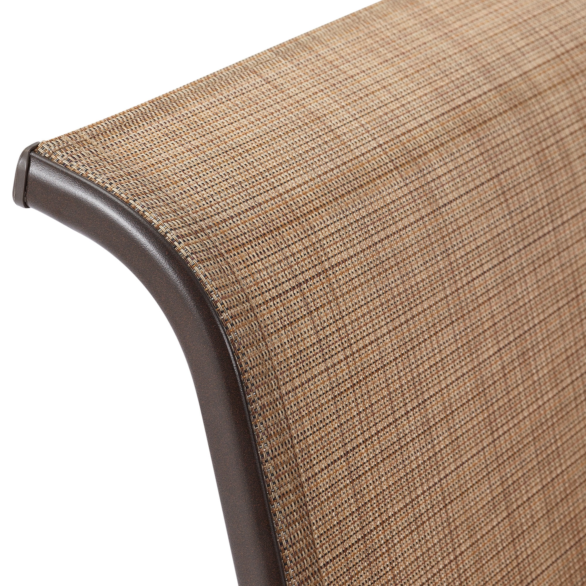 Mainstays Sand Dune Steel Outdoor Glider Bench, Tan - Image 8