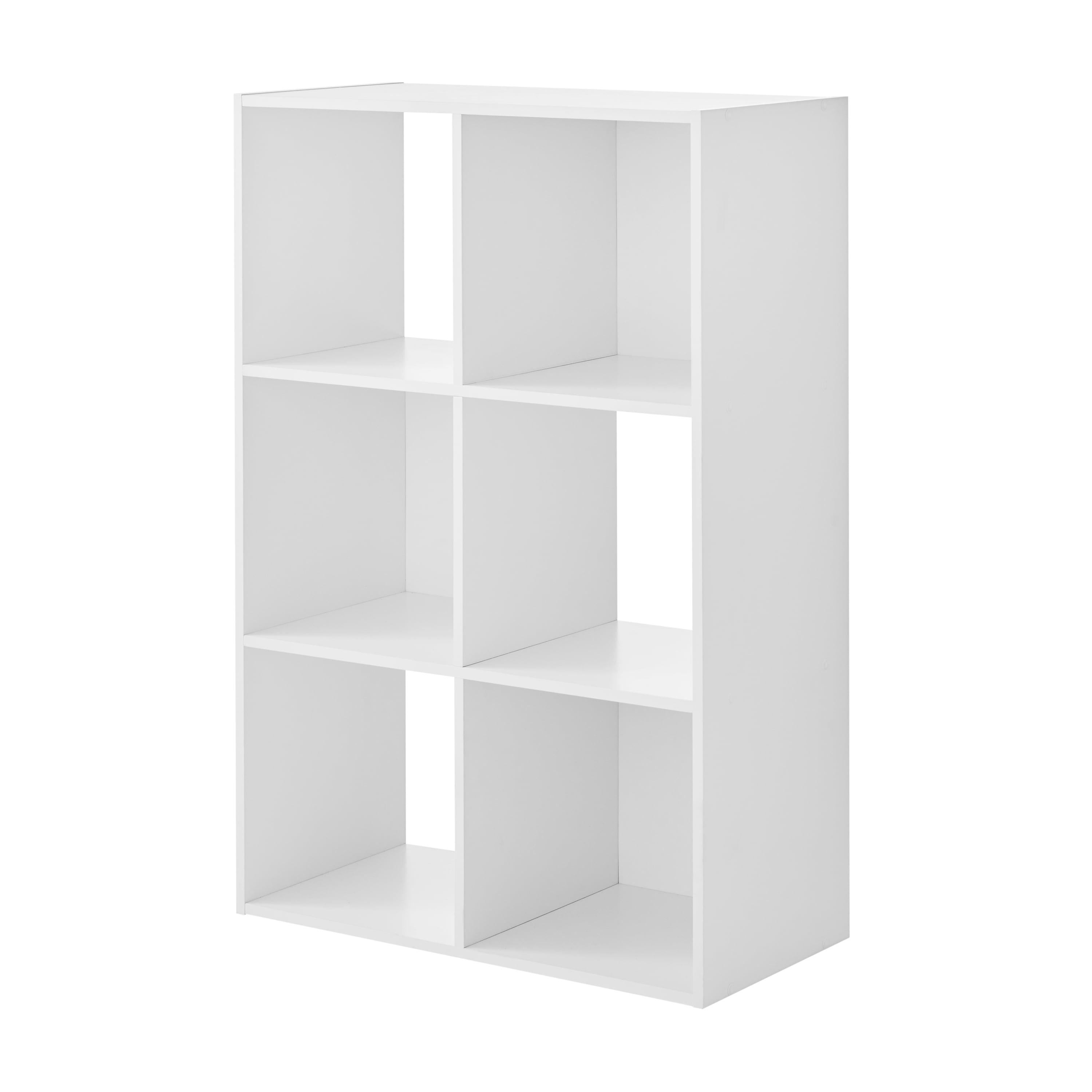 (3 pack) Mainstays 6 Cube Storage Organizer, White - Image 4