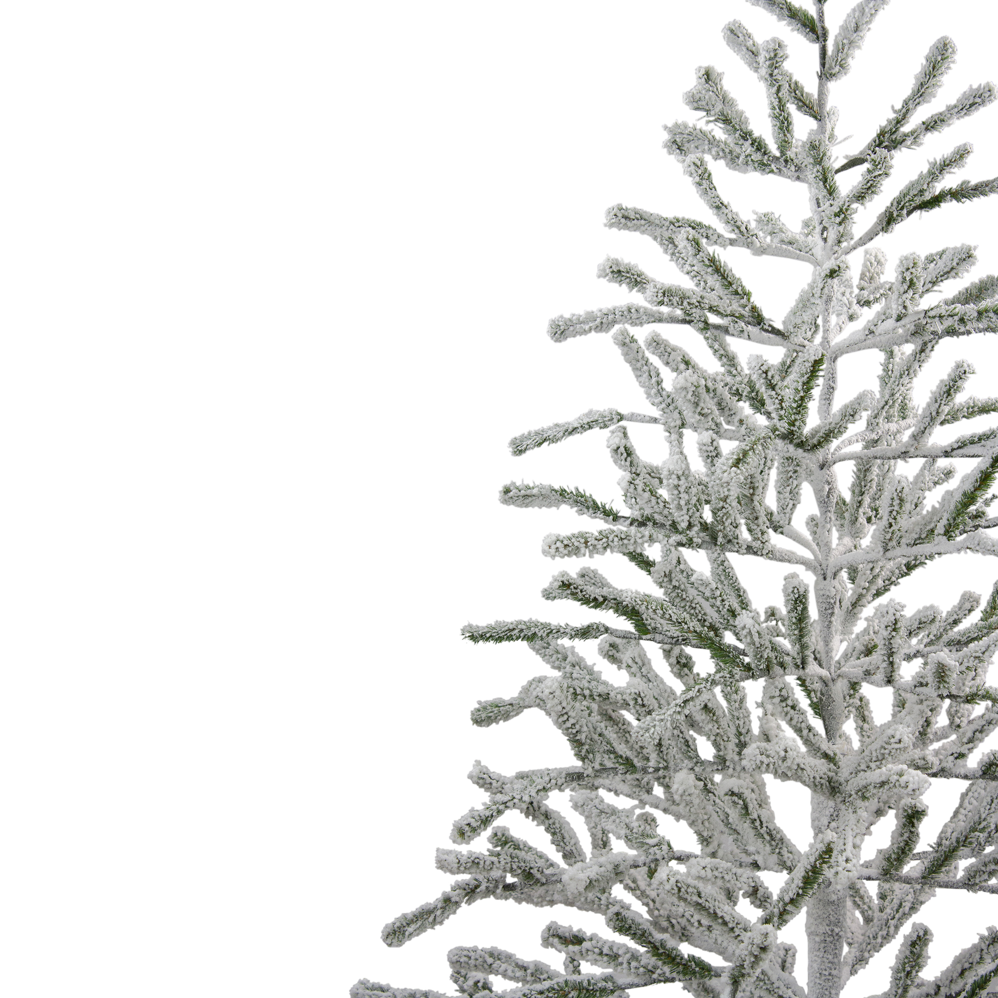 Northlight Flocked Alpine Twig Artificial Christmas Tree - 5' - Unlit - Image 5