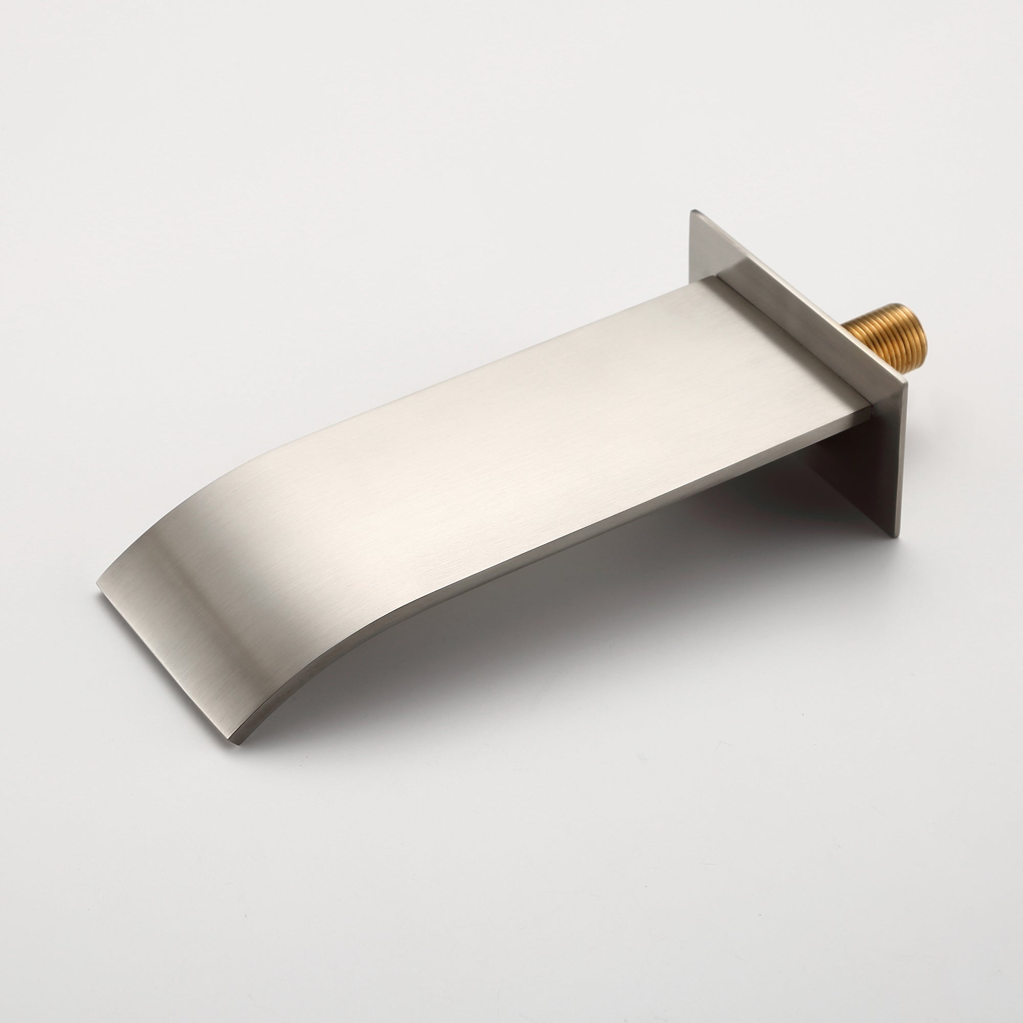 Shower System Brushed Nickel Tub Shower Combo Waterfall Spout Faucet with Pressure Balance Valve - Image 6