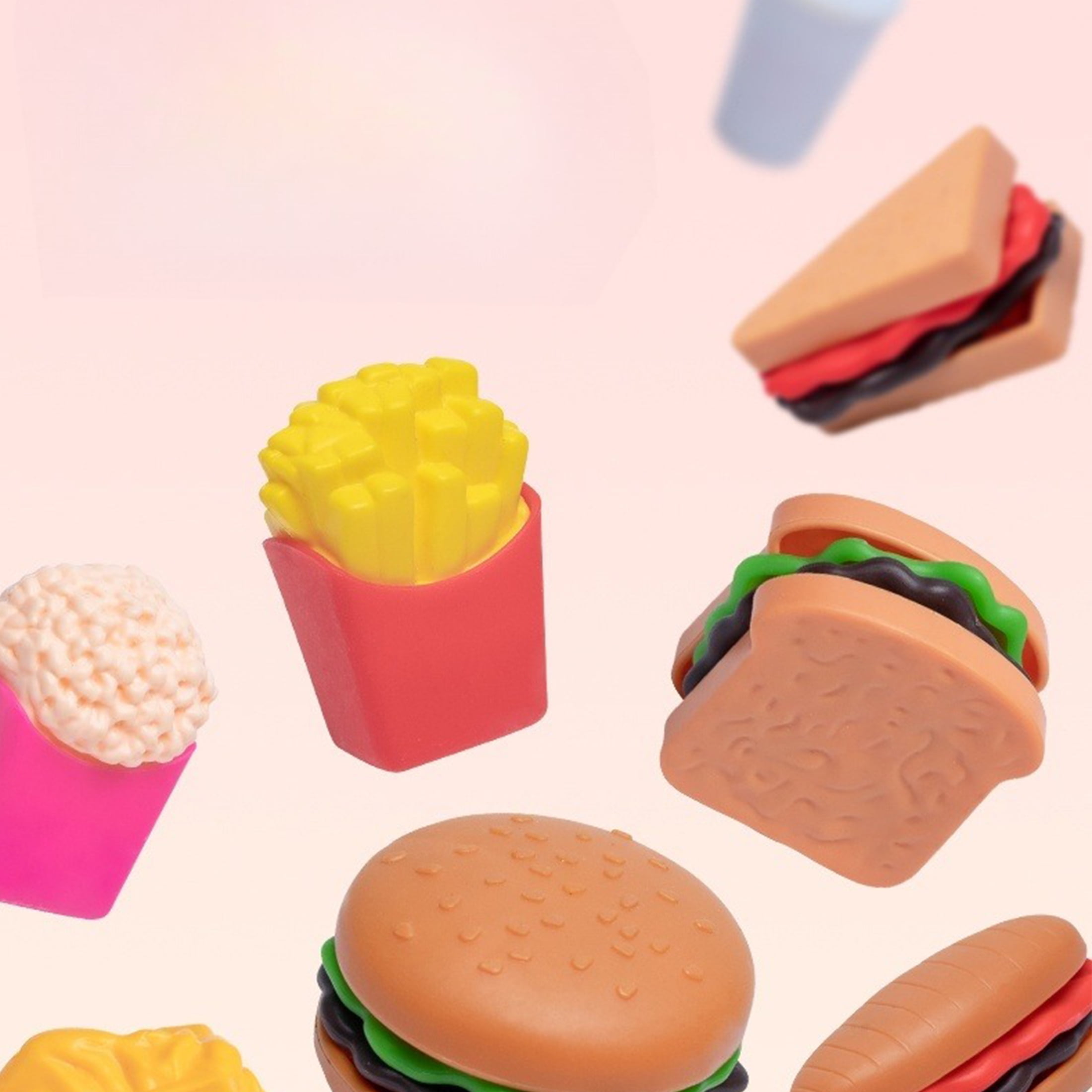 KOPPOP 36-Piece Play Food Toy Set for Toddlers, Pretend Kitchen Accessories with Cutting Fruits & Vegetables - Image 2