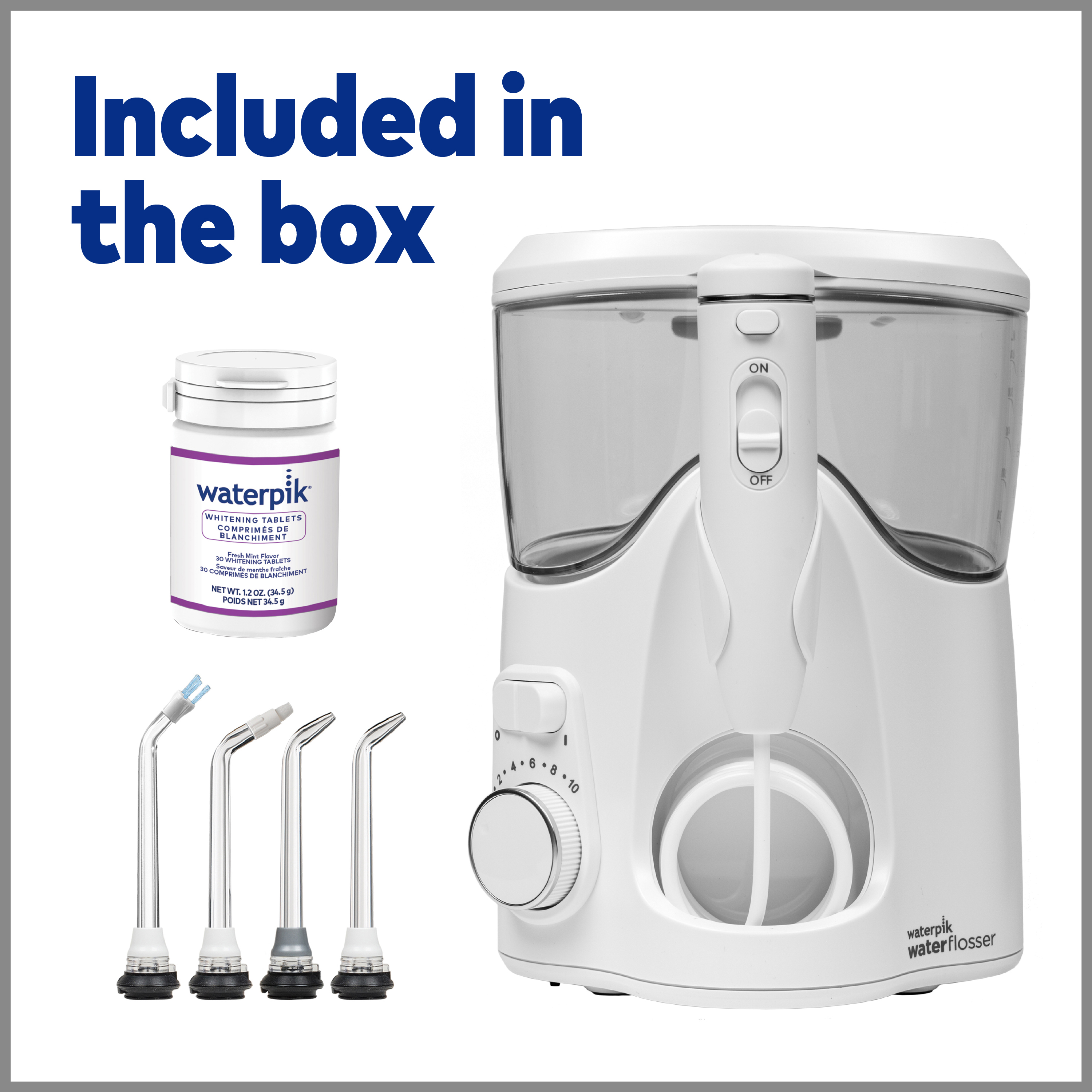 Waterpik Whitening Countertop Water Flosser, WF-06 - Image 11