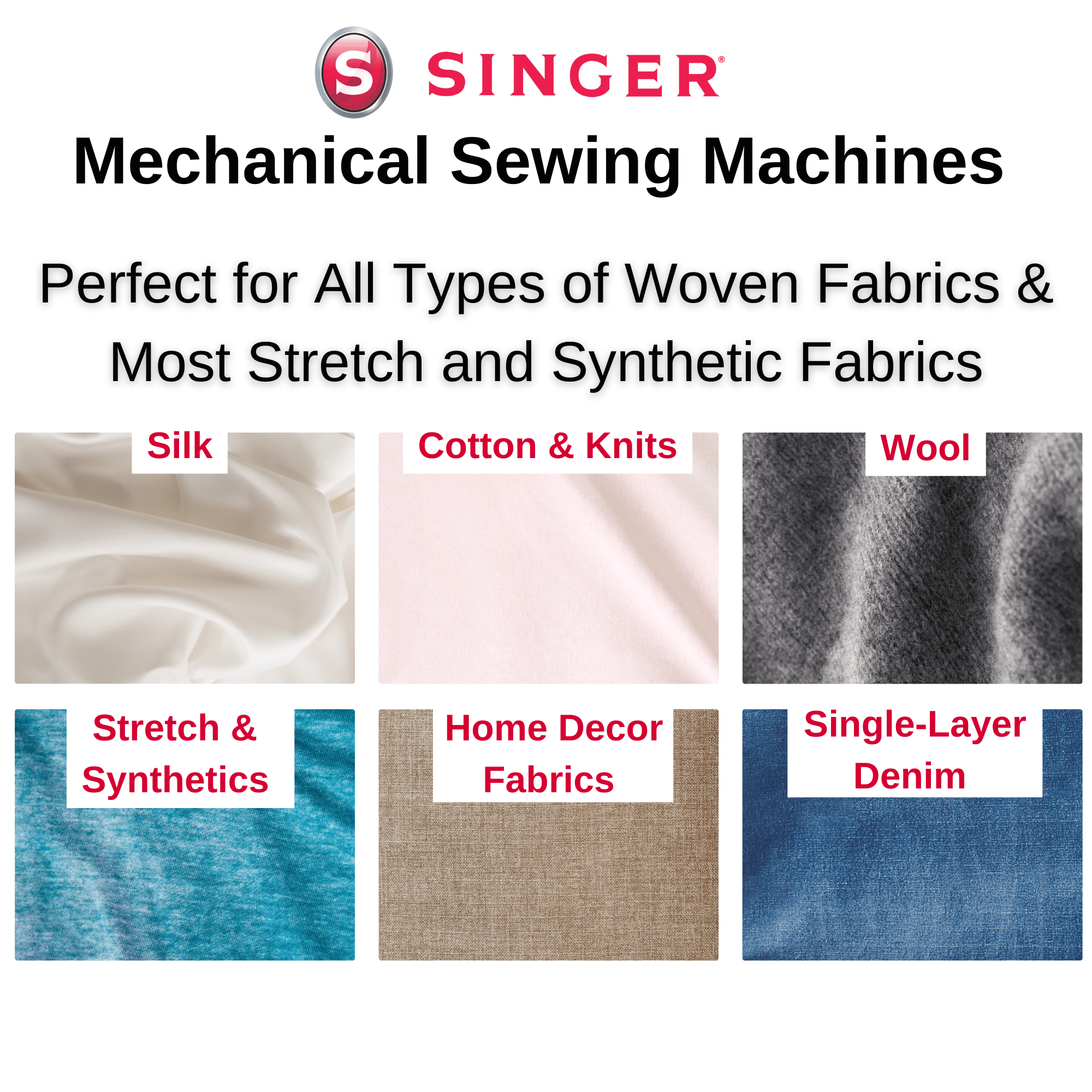 Singer® Sm024 Mechanical Sewing Machine, Green - Image 3