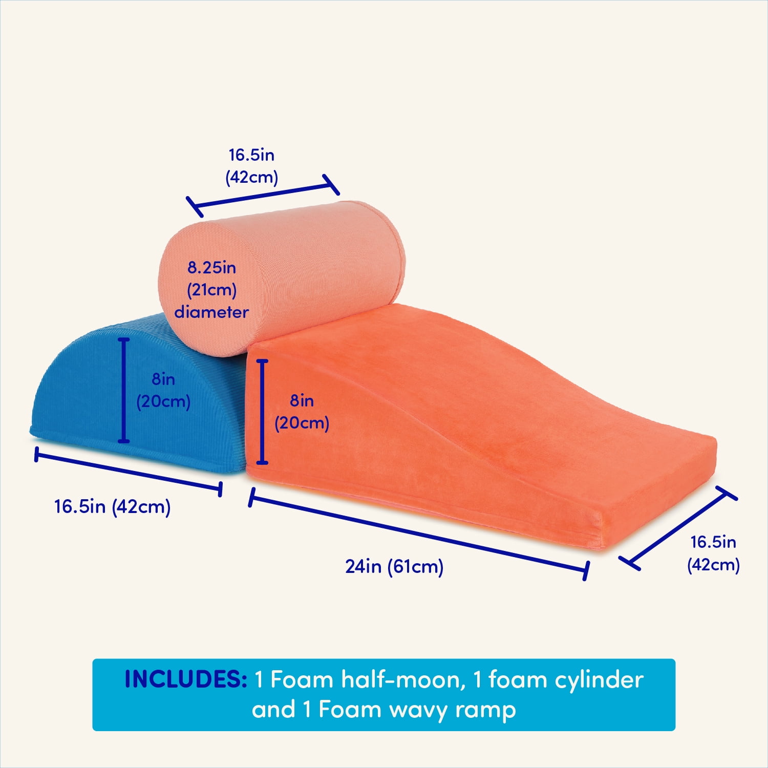 Battat Squishy Stack Rollers 3 Foam Multicolor Indoor Play Shapes, Toddler and Preschool Toys - Image 6